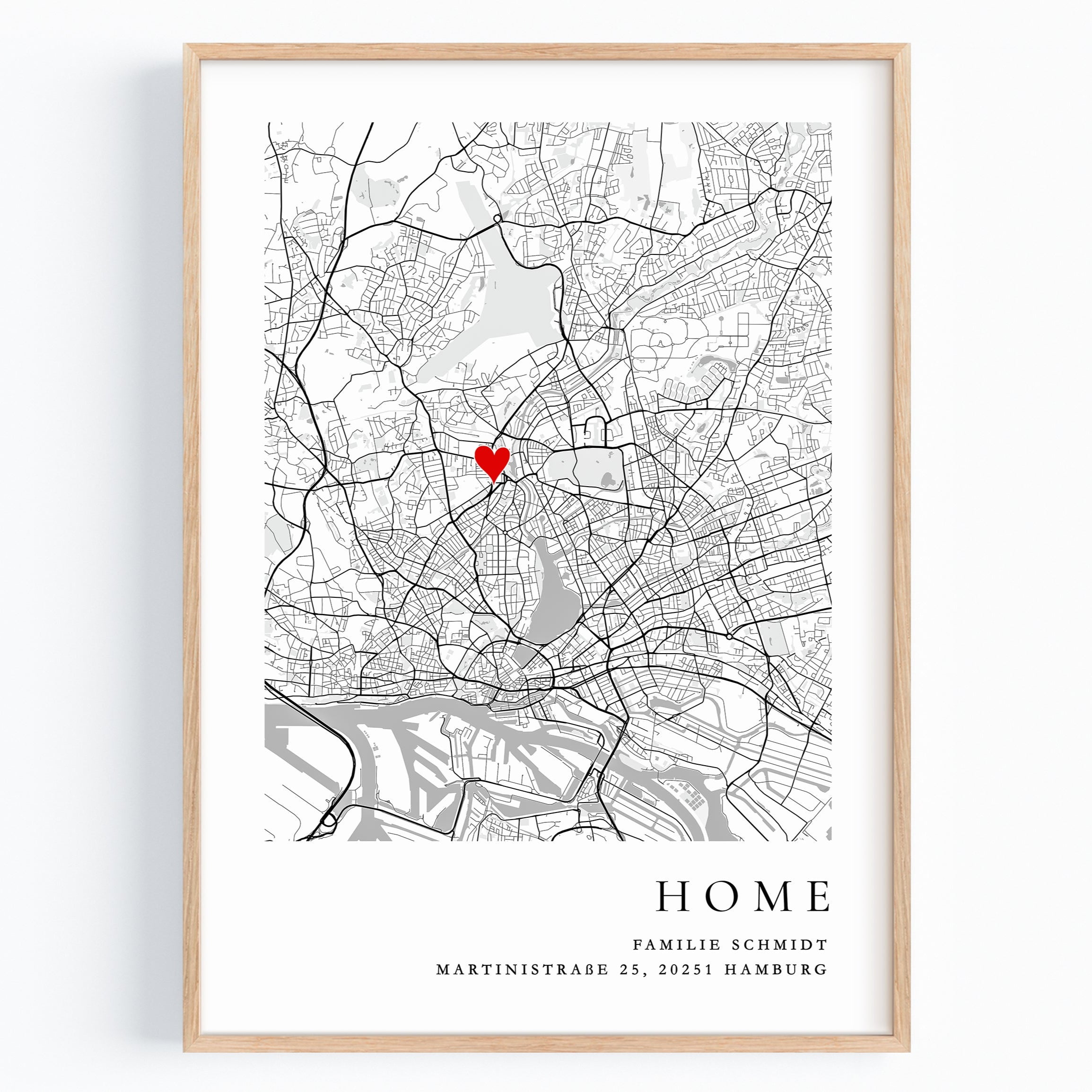 Home Poster Einzugsgeschenk Haus