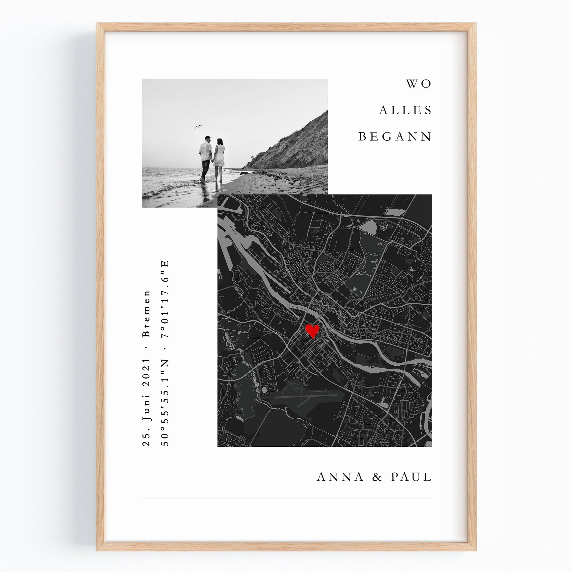 Wo alles begann Bild personalisiert Jahrestag