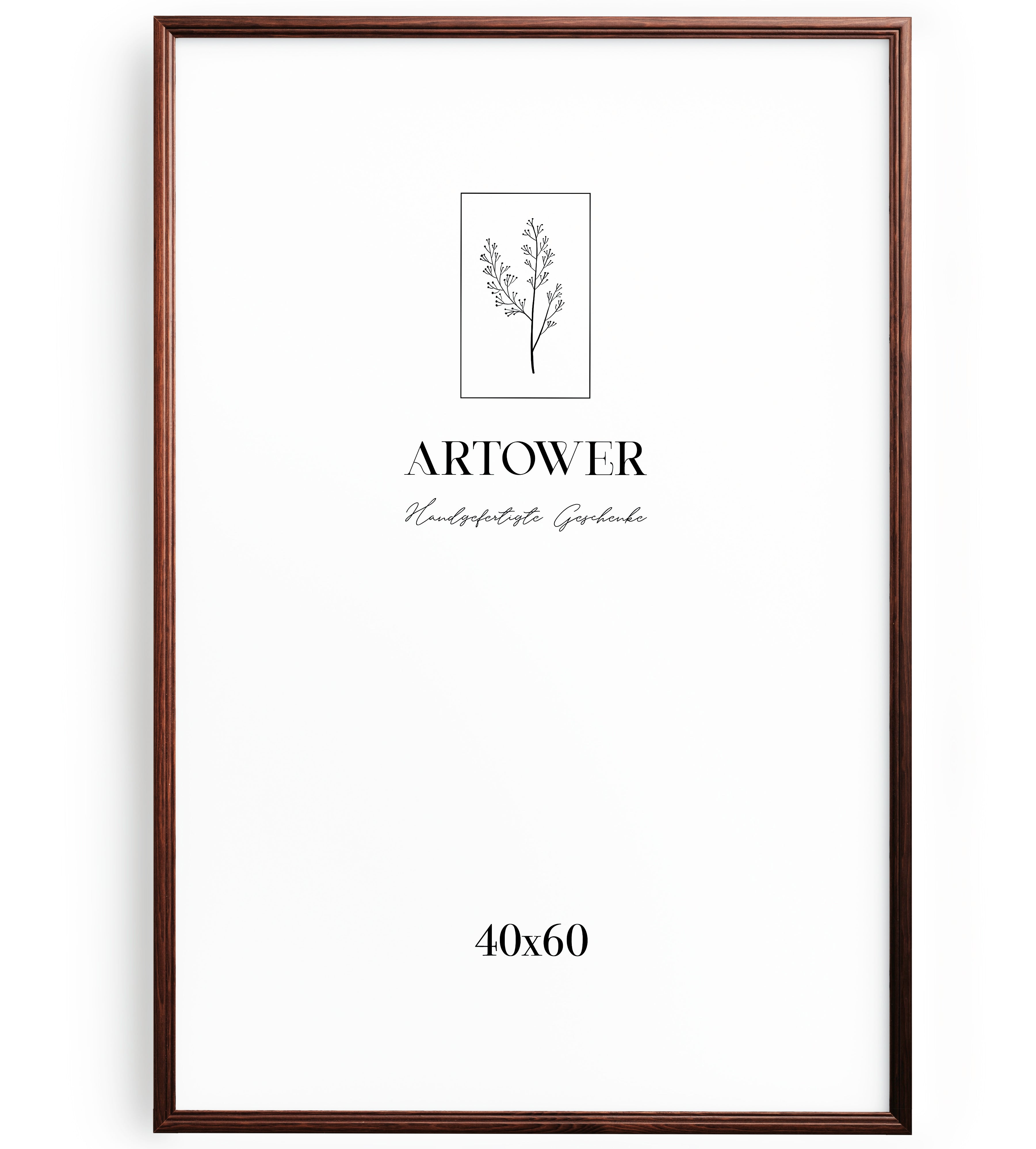 Artower® Bilderrahmen Vintage Braun Holz Rahmen