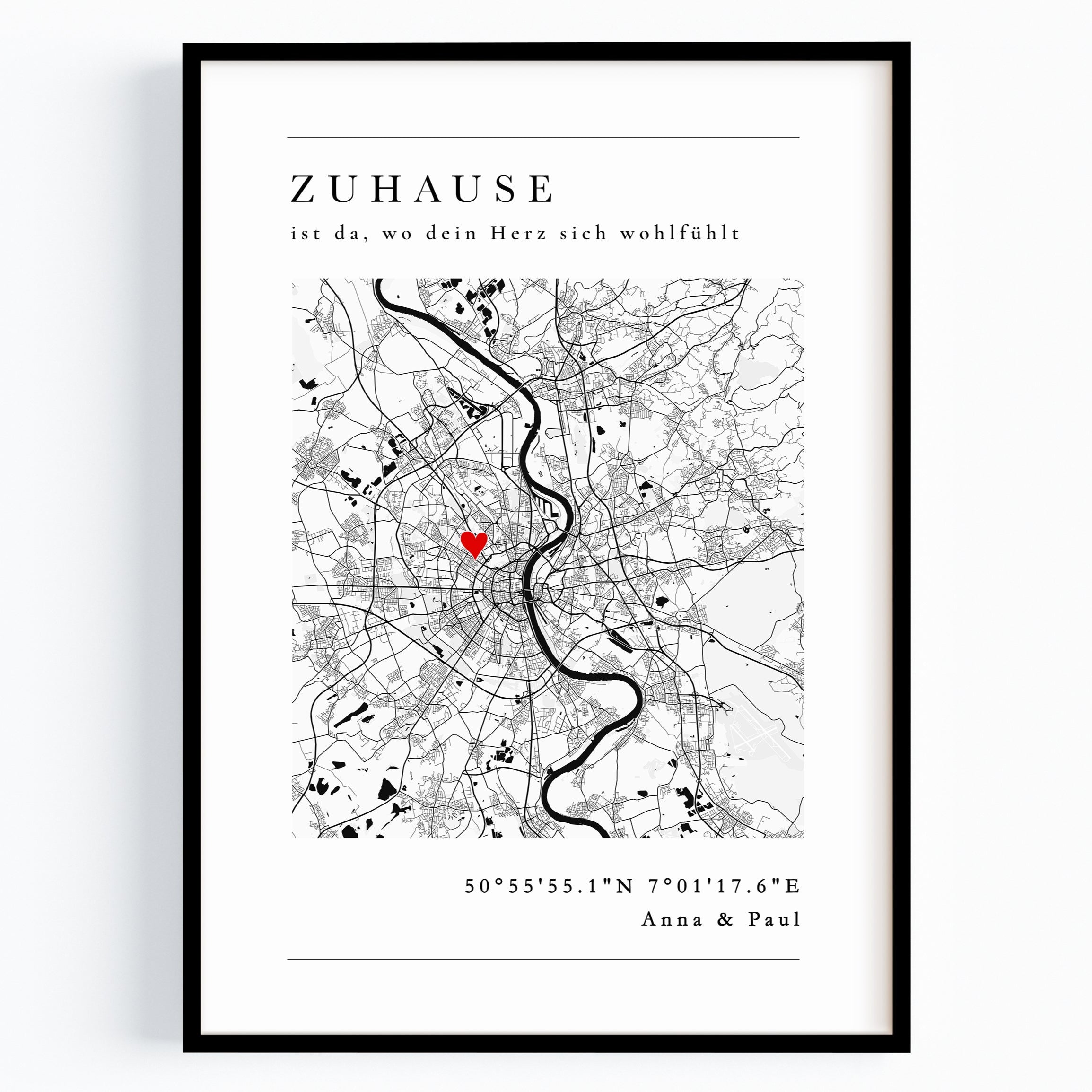 Zuhause Definition Bild personalisiert