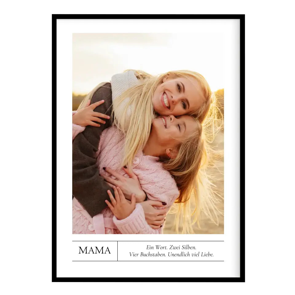 Mama Bild Definition Poster