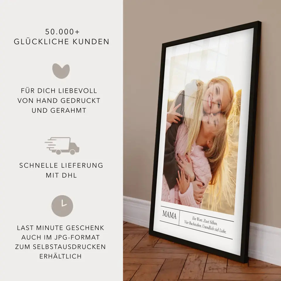 Mama Bild Definition Poster