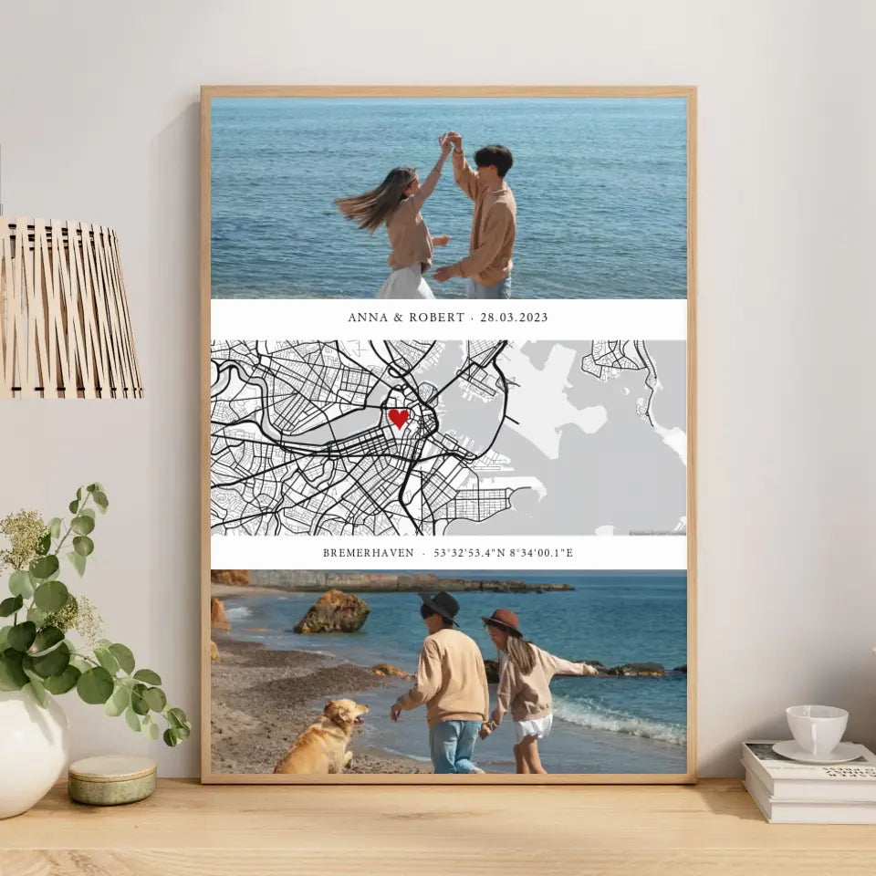 Personalisiertes Ehemann Geschenk Kartenposter