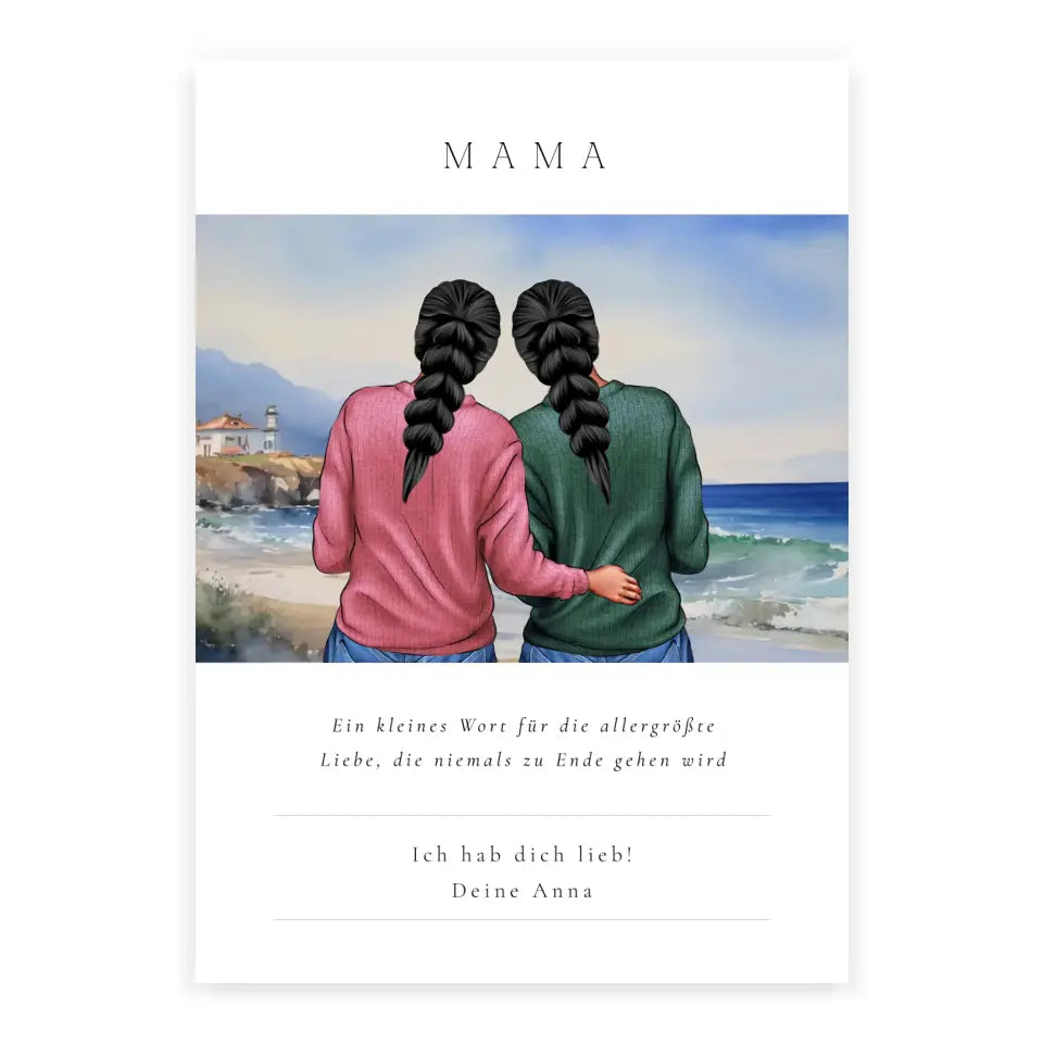 Mama und Tochter - test