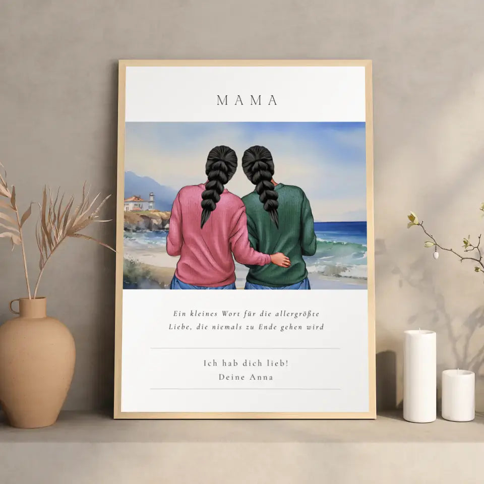 Mama und Tochter - test