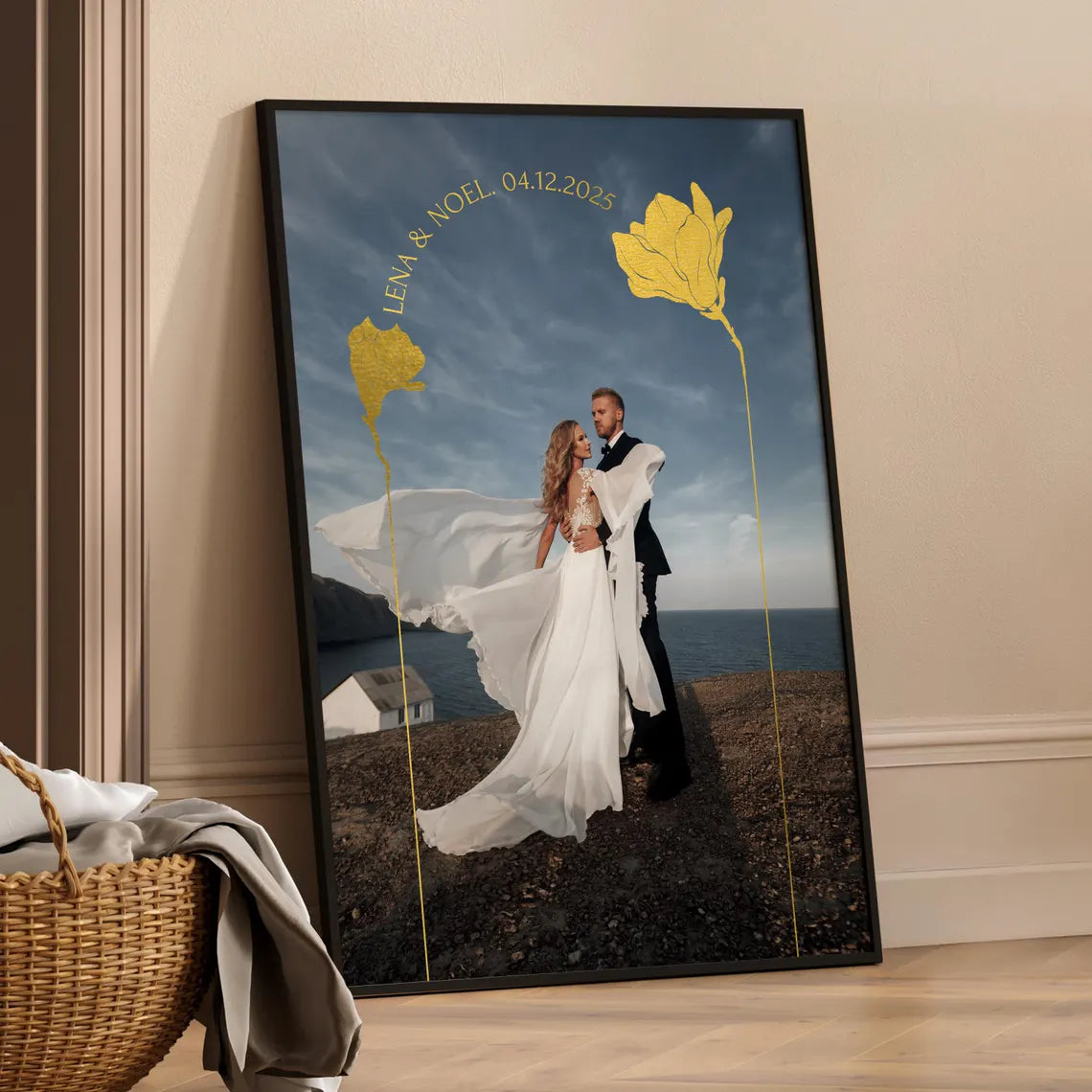 Personalisiertes Hochzeitstag Geschenk mit Foto für ihn & sie