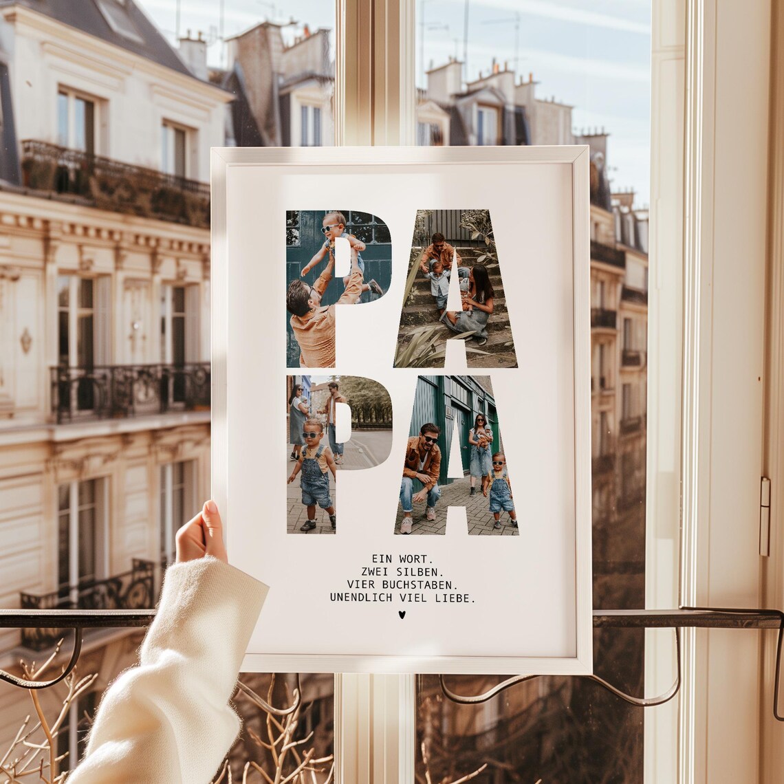 Papa Geburtstag Geschenk – Personalisiertes Poster für Vater, Ehemann, Mann