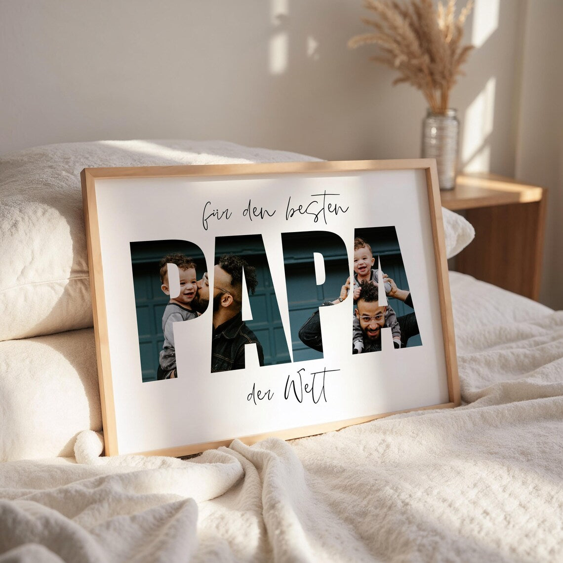 Vatertagsgeschenk Papa Bilderrahmen Vatertag, Geburtstag