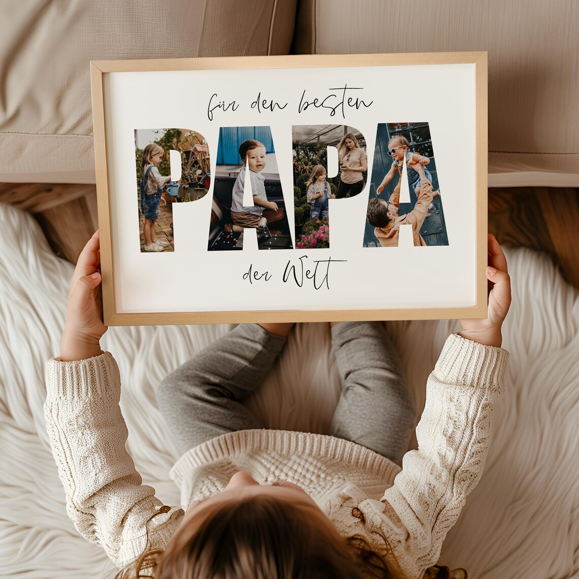 Vatertagsgeschenk Papa Bilderrahmen Vatertag, Geburtstag