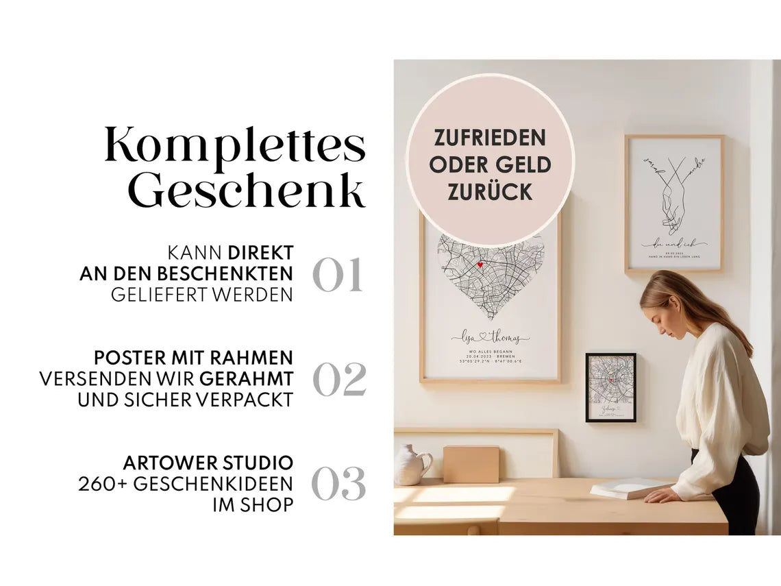 Danke Papa – Personalisiertes Geschenk mit Fotos, Vatertag Geschenkidee