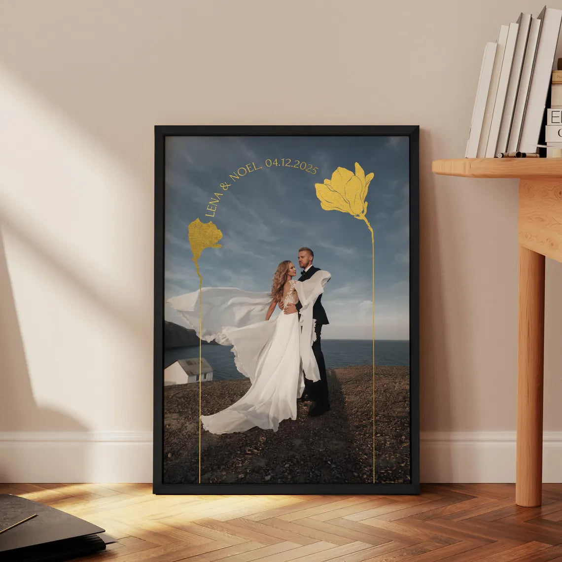 Personalisiertes Hochzeitstag Geschenk mit Foto für ihn & sie