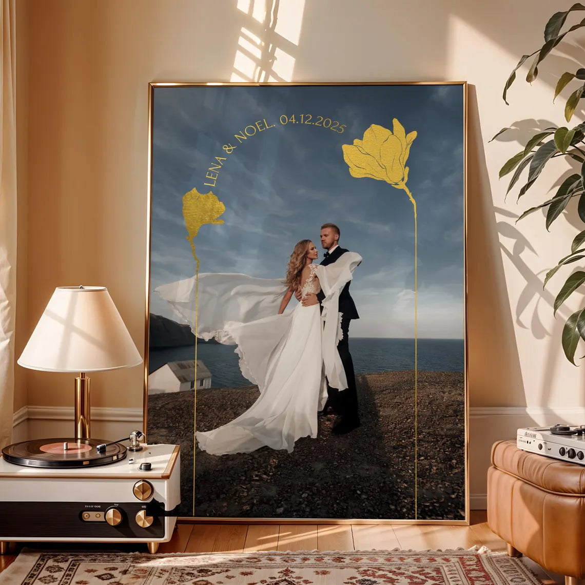 Personalisiertes Hochzeitstag Geschenk mit Foto für ihn & sie