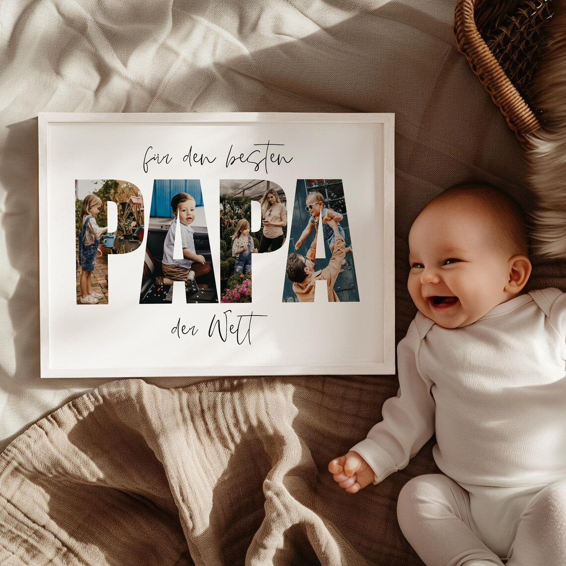 Vatertagsgeschenk Papa Bilderrahmen Vatertag, Geburtstag