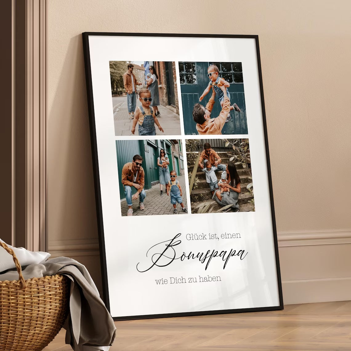 Geburtstag Geschenkidee Bonuspapa – Vatertagsgeschenk für Stiefvater, Stiefpapa