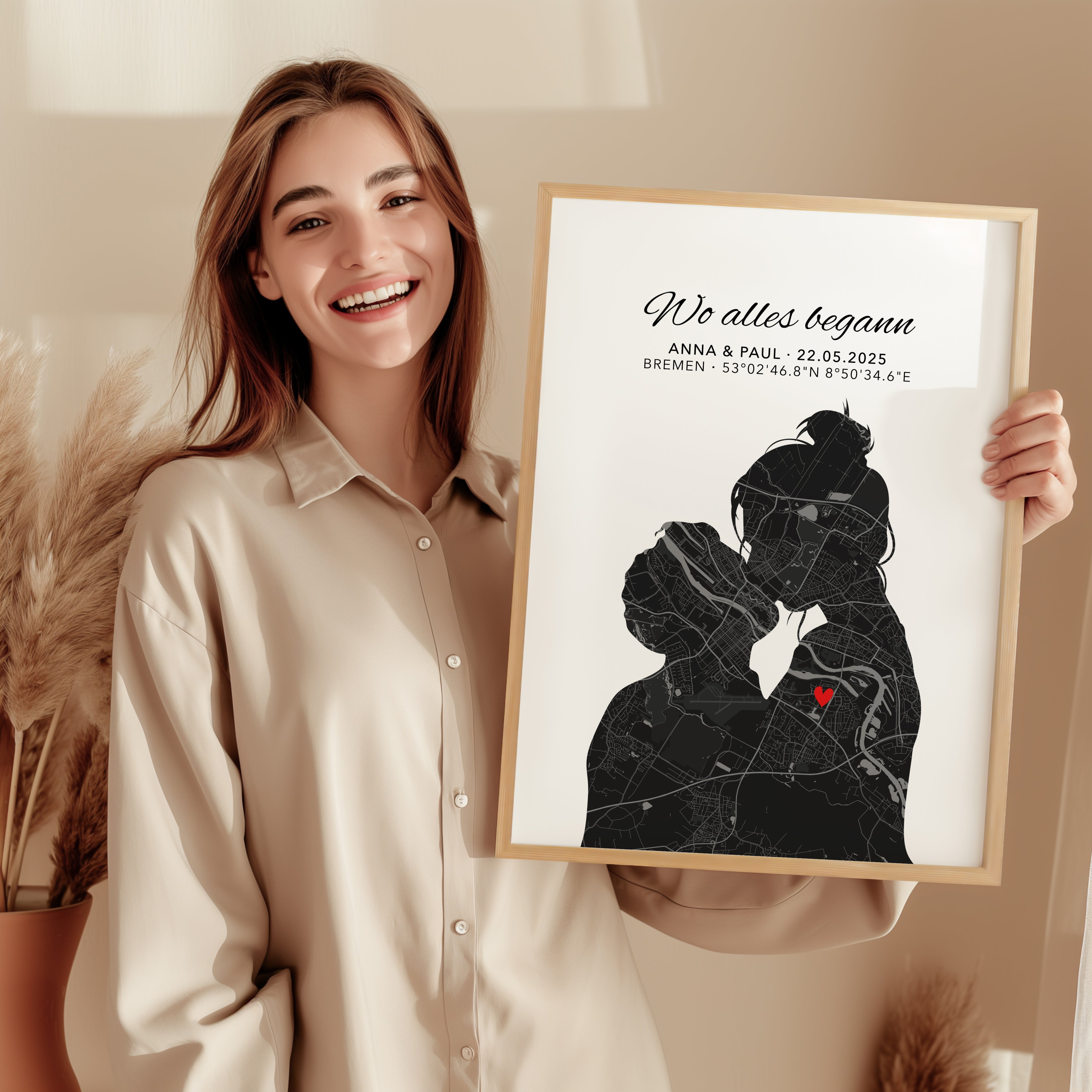 Wo alles begann Poster Paar Geschenk