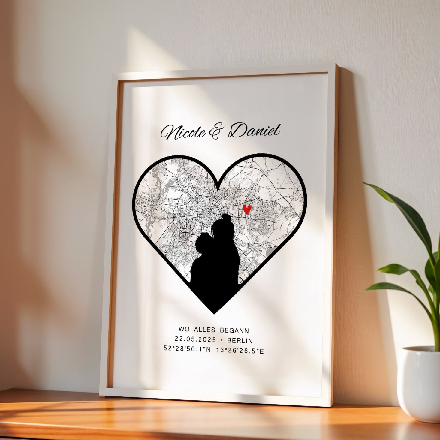 Poster Jahrestag Geschenk für sie oder ihn