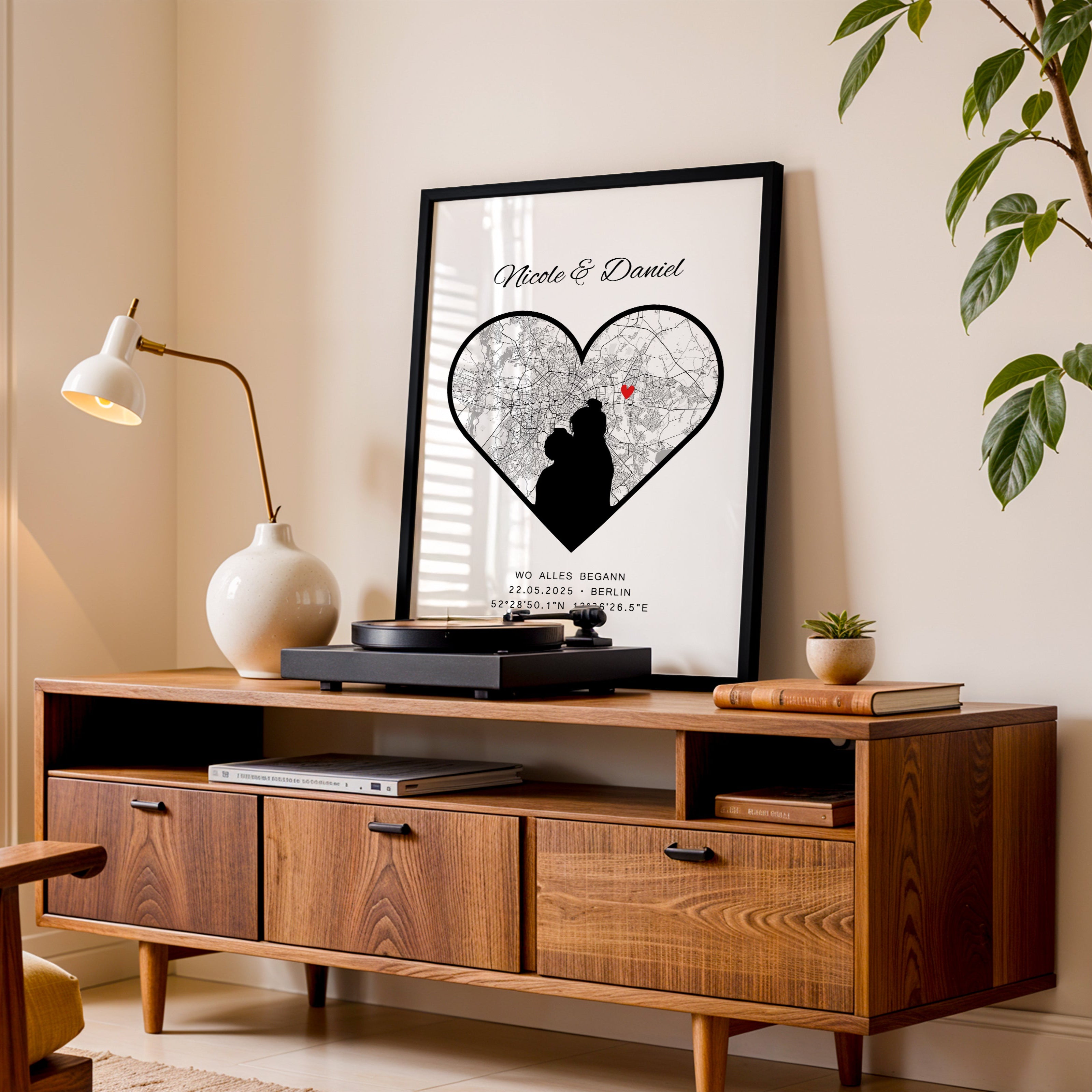 Poster Jahrestag Geschenk für sie oder ihn