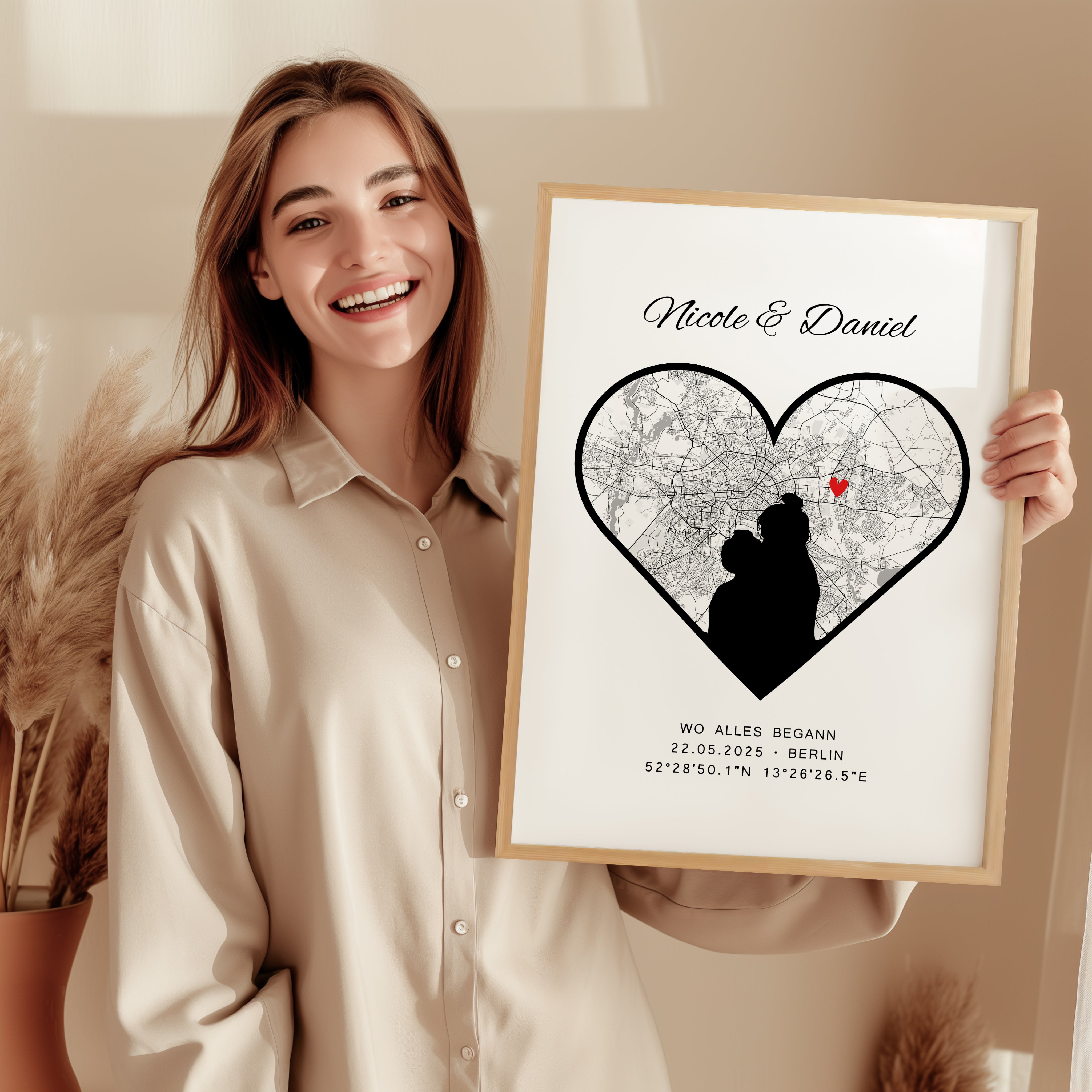 Poster Jahrestag Geschenk für sie oder ihn