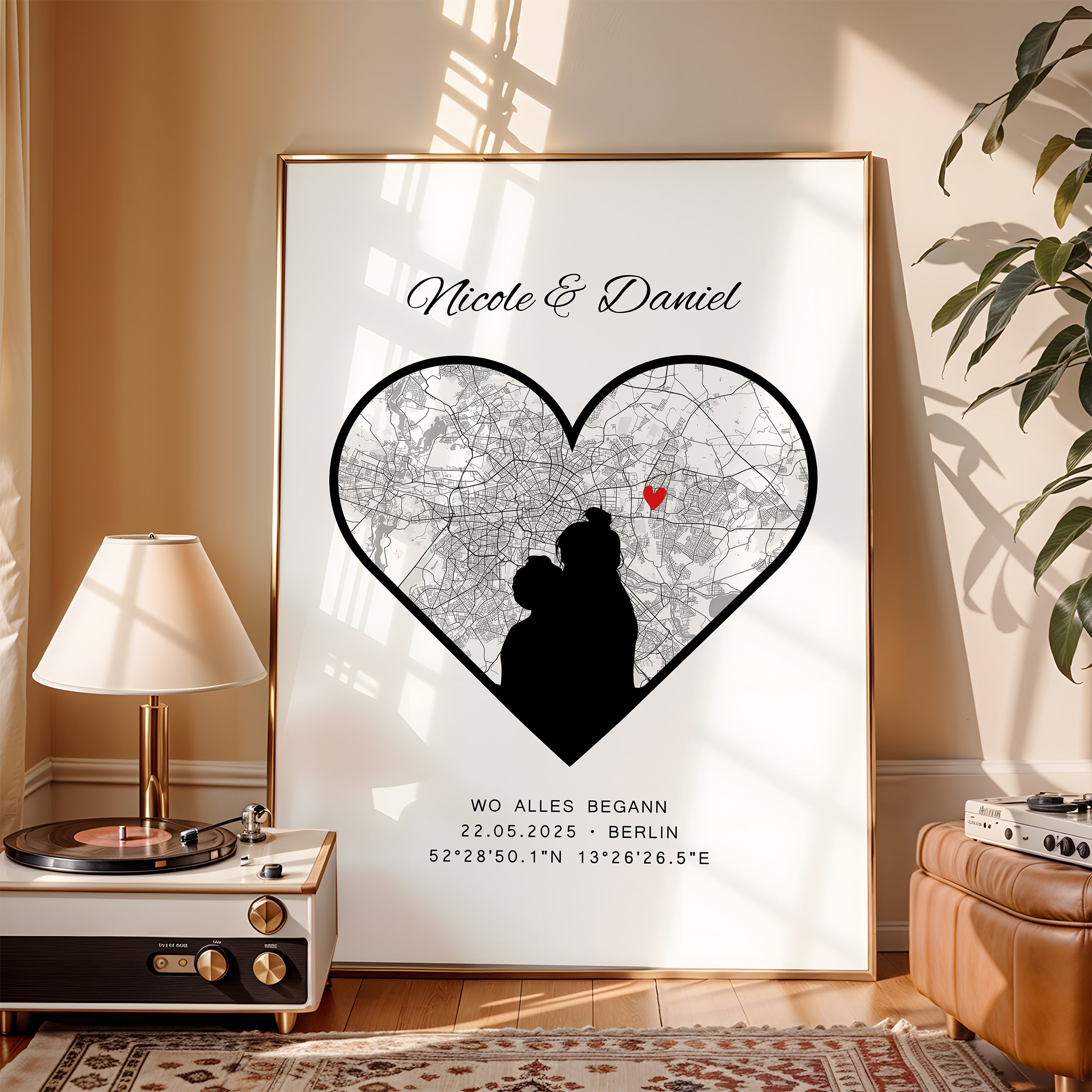 Poster Jahrestag Geschenk für sie oder ihn