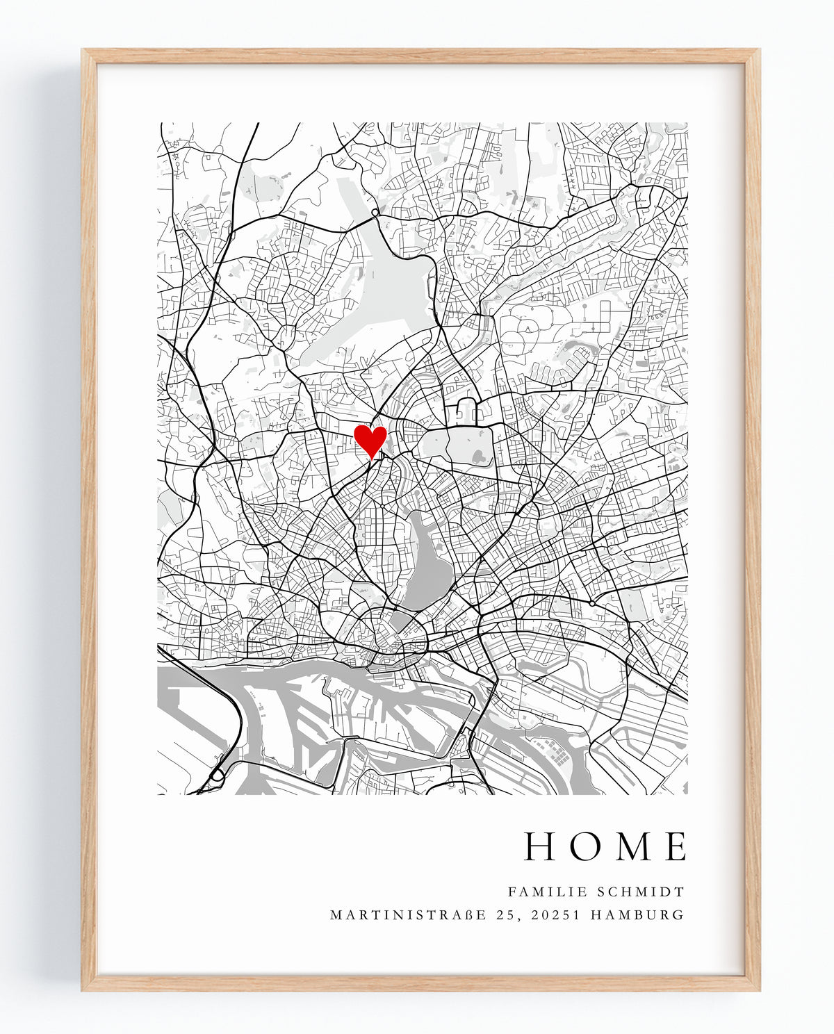 Home Poster Einzugsgeschenk Haus