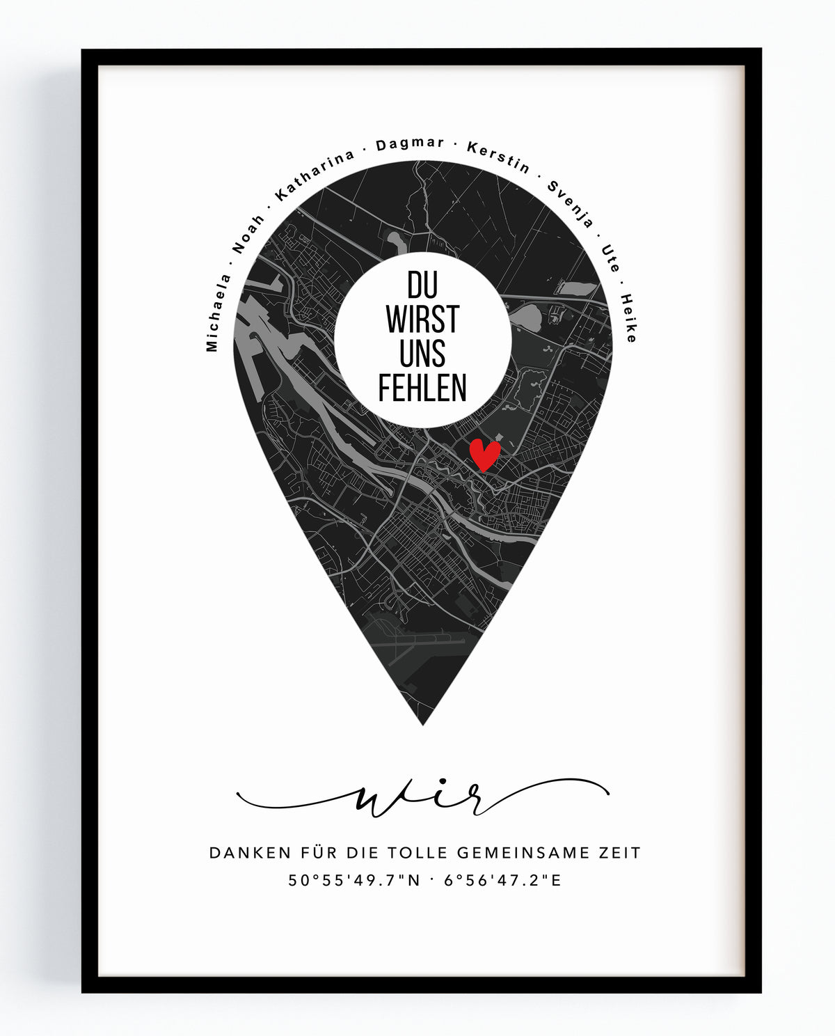 Geschenk zum Abschied Kollegin – Ruhestand, Jobwechsel, Danke