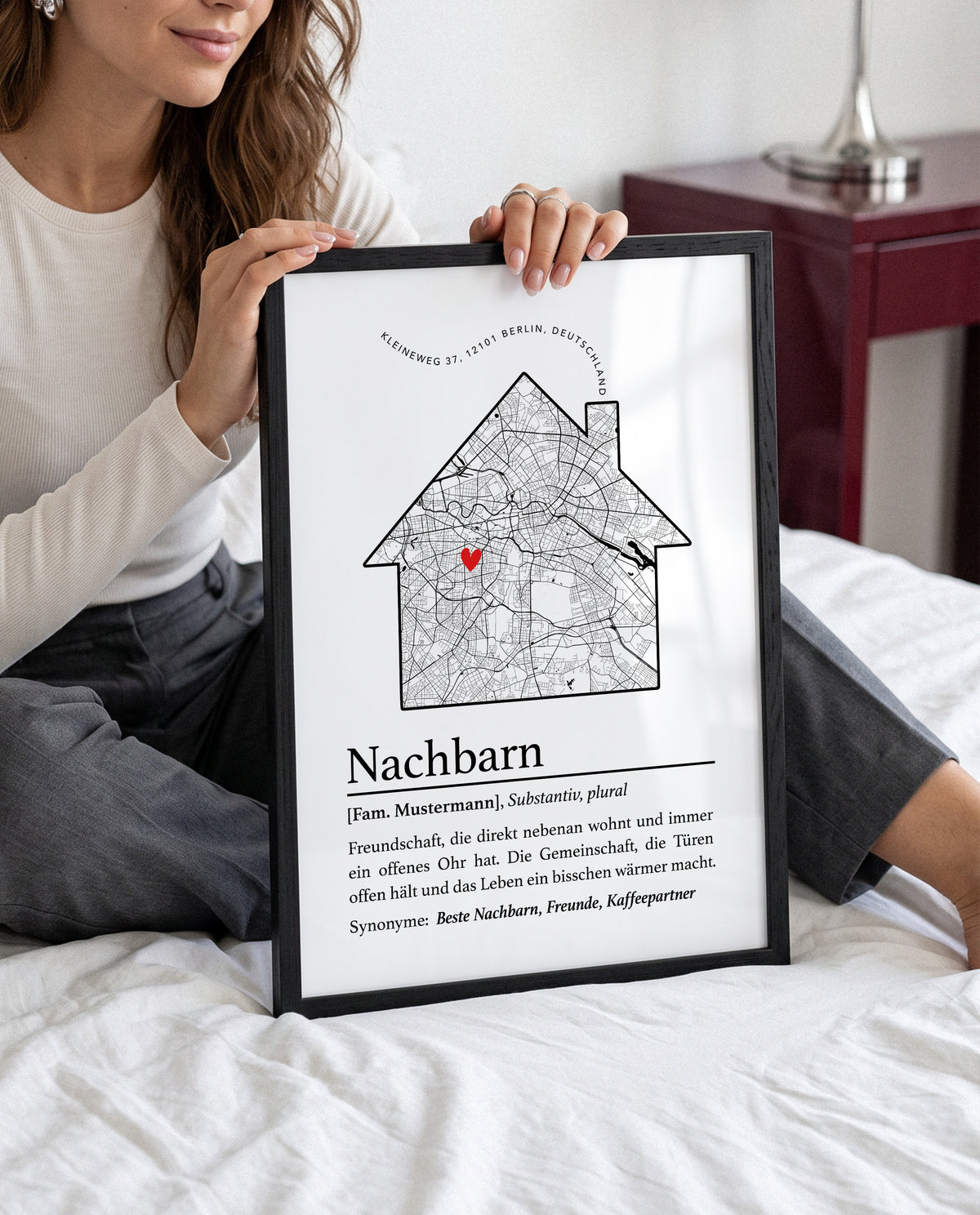 Geschenk für beste Nachbarn - Definition Poster