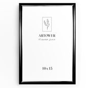 Bilderrahmen für 10 x 15 cm - Alu Schwarz