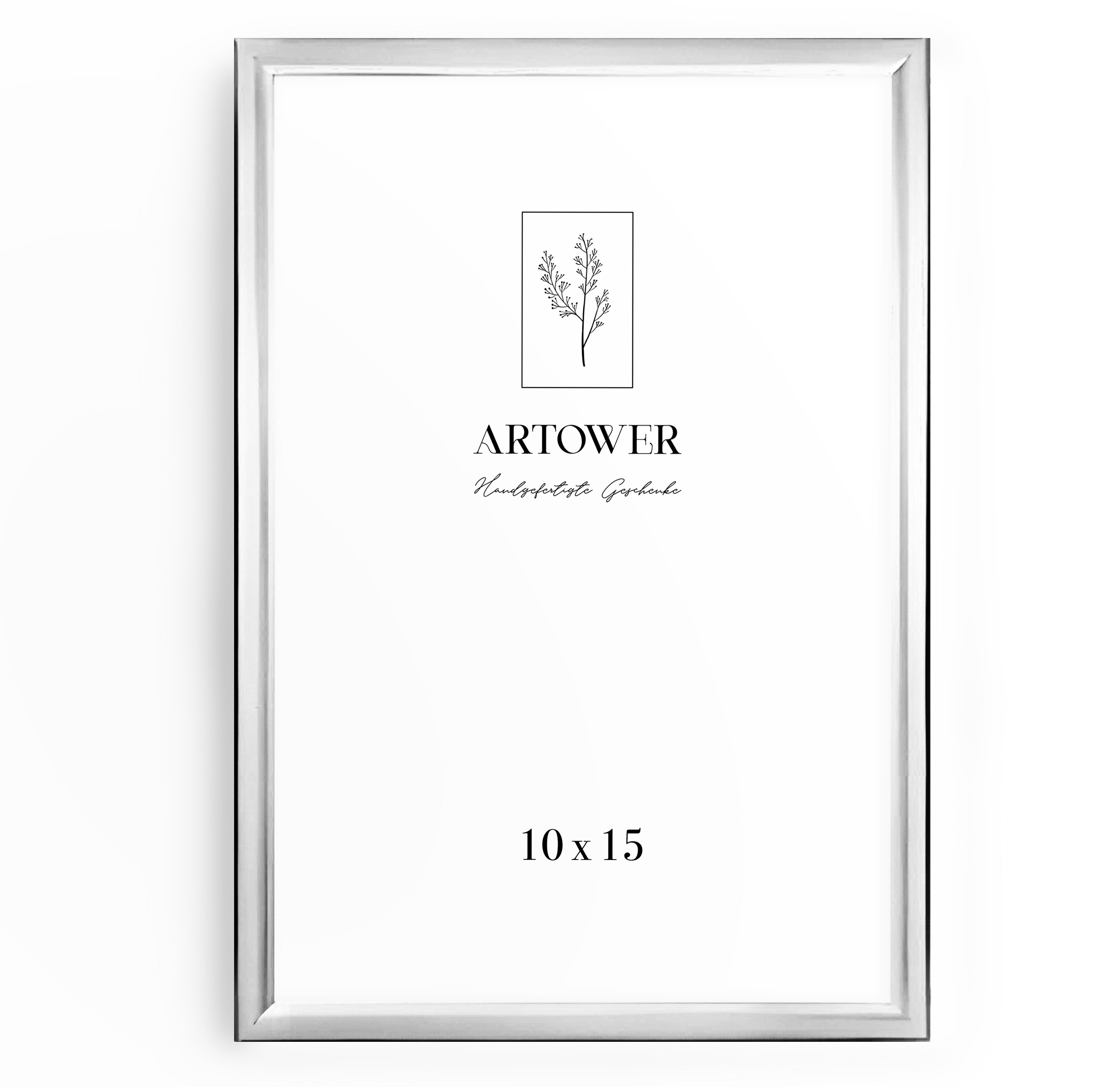 Bilderrahmen für 10 x 15 cm - Alu Silber