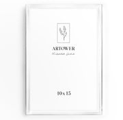 Bilderrahmen für 10 x 15 cm - Alu Weiß