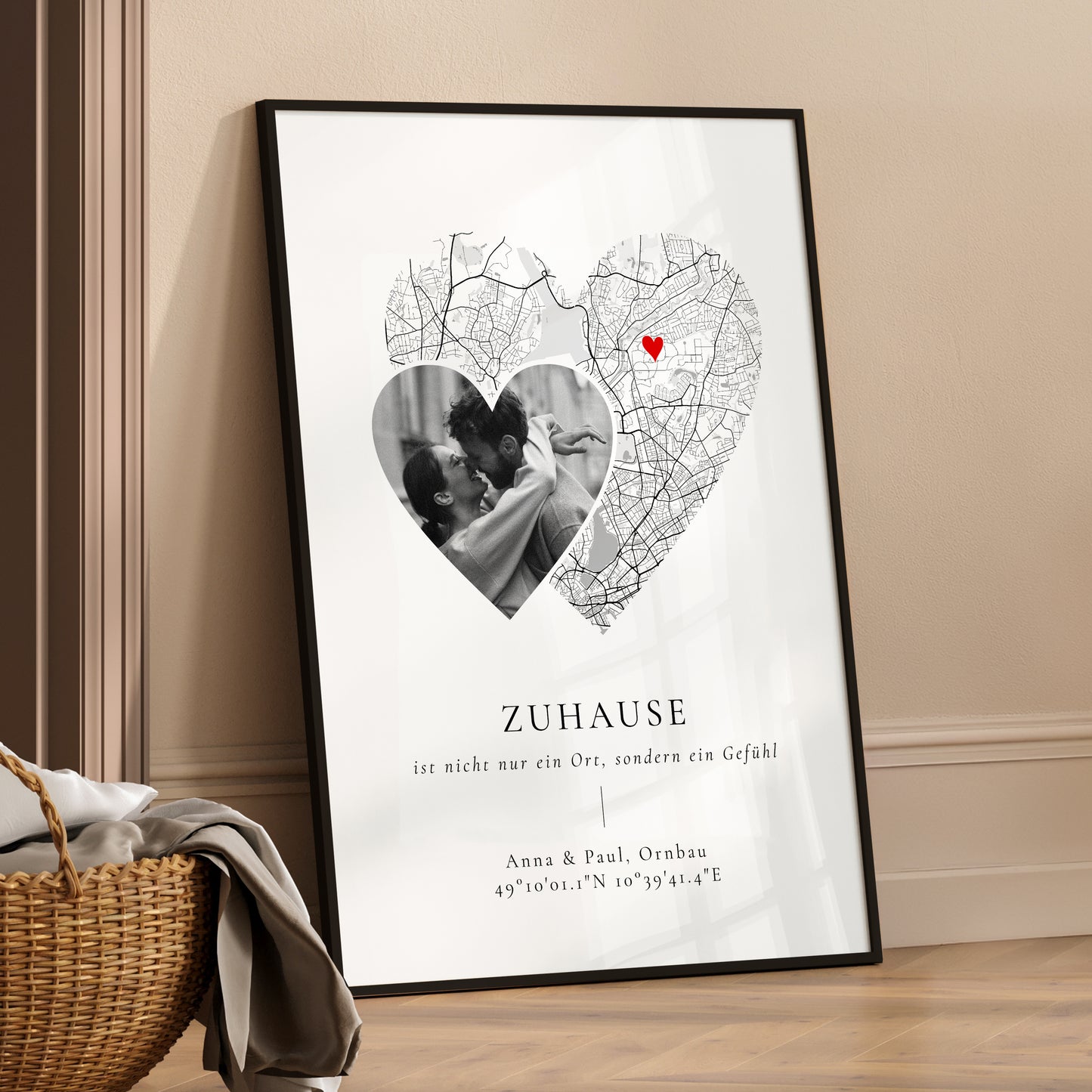 Zuhause Poster Geschenk für Partner