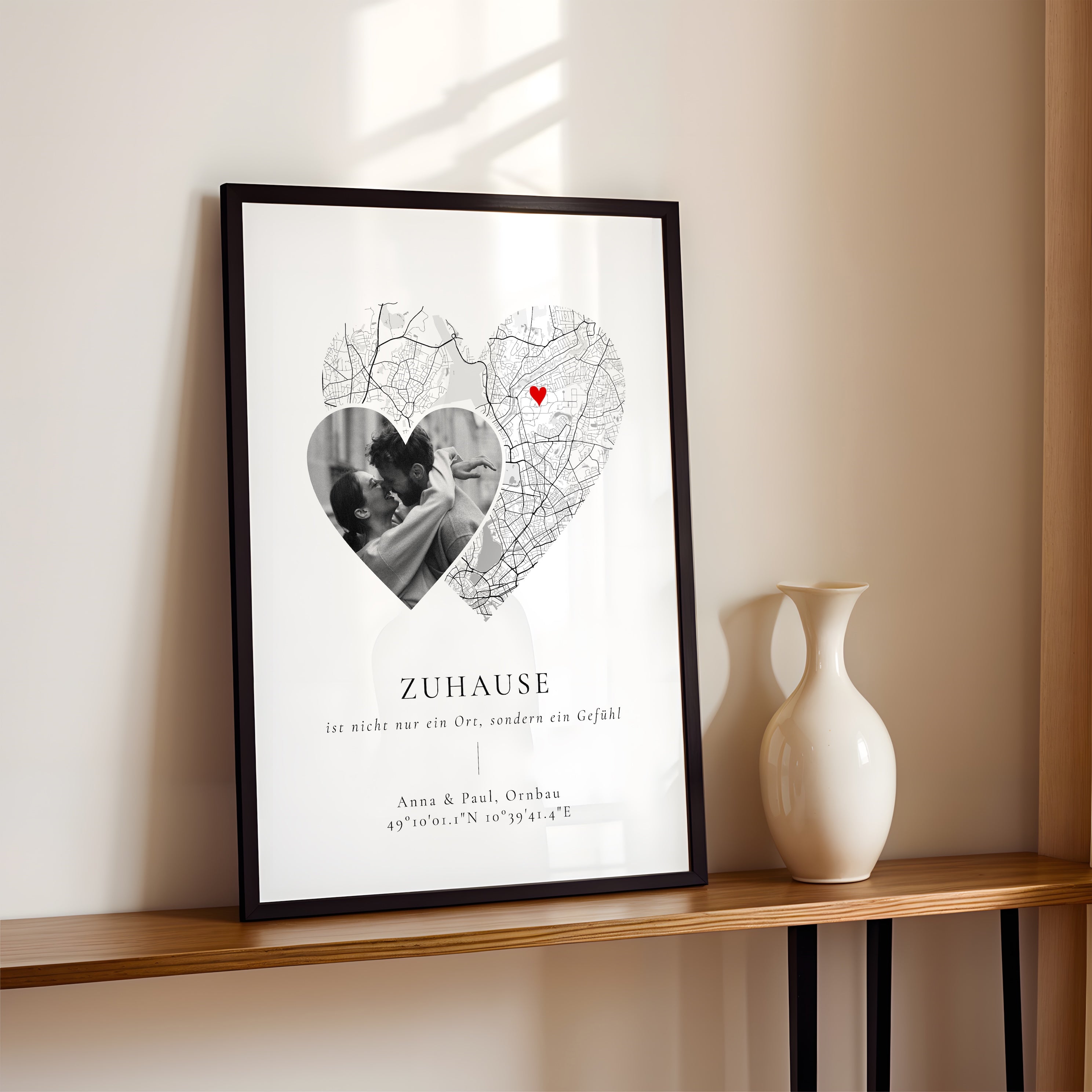 Zuhause Poster Geschenk für Partner