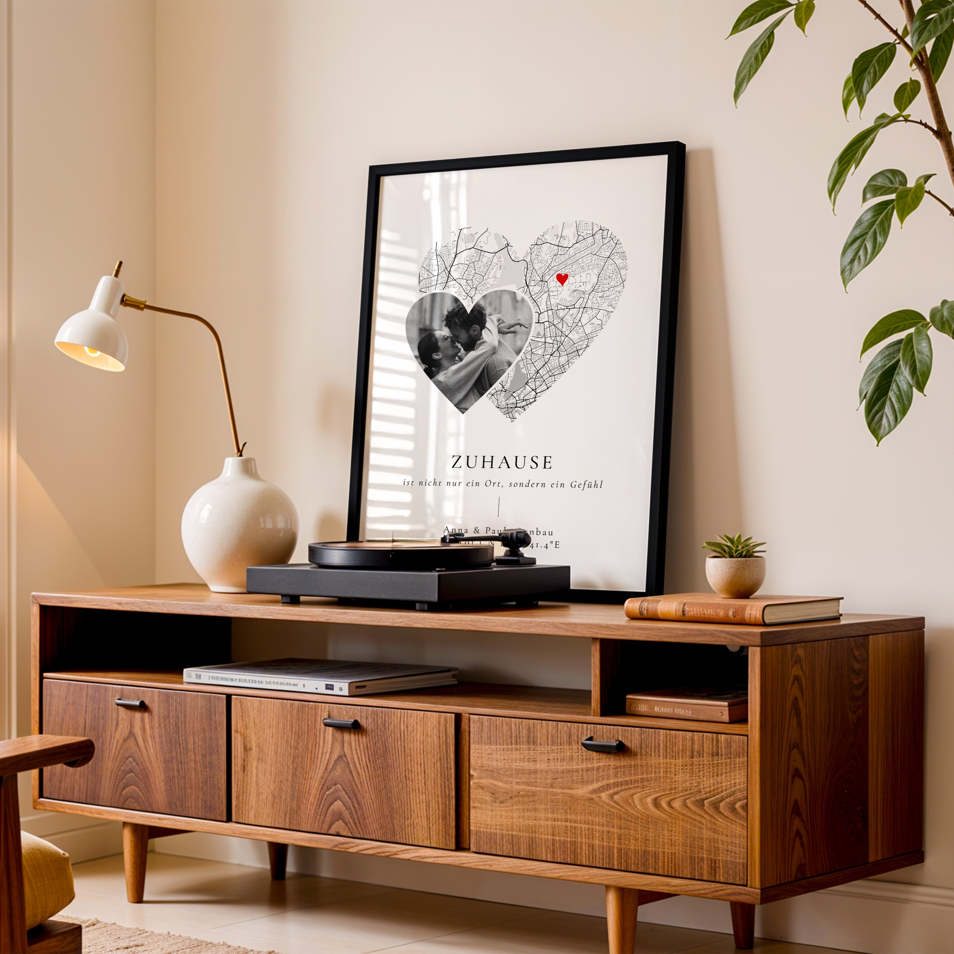Zuhause Poster Geschenk für Partner
