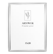 Bilderrahmen für 15 x 20 cm - Alu Silber