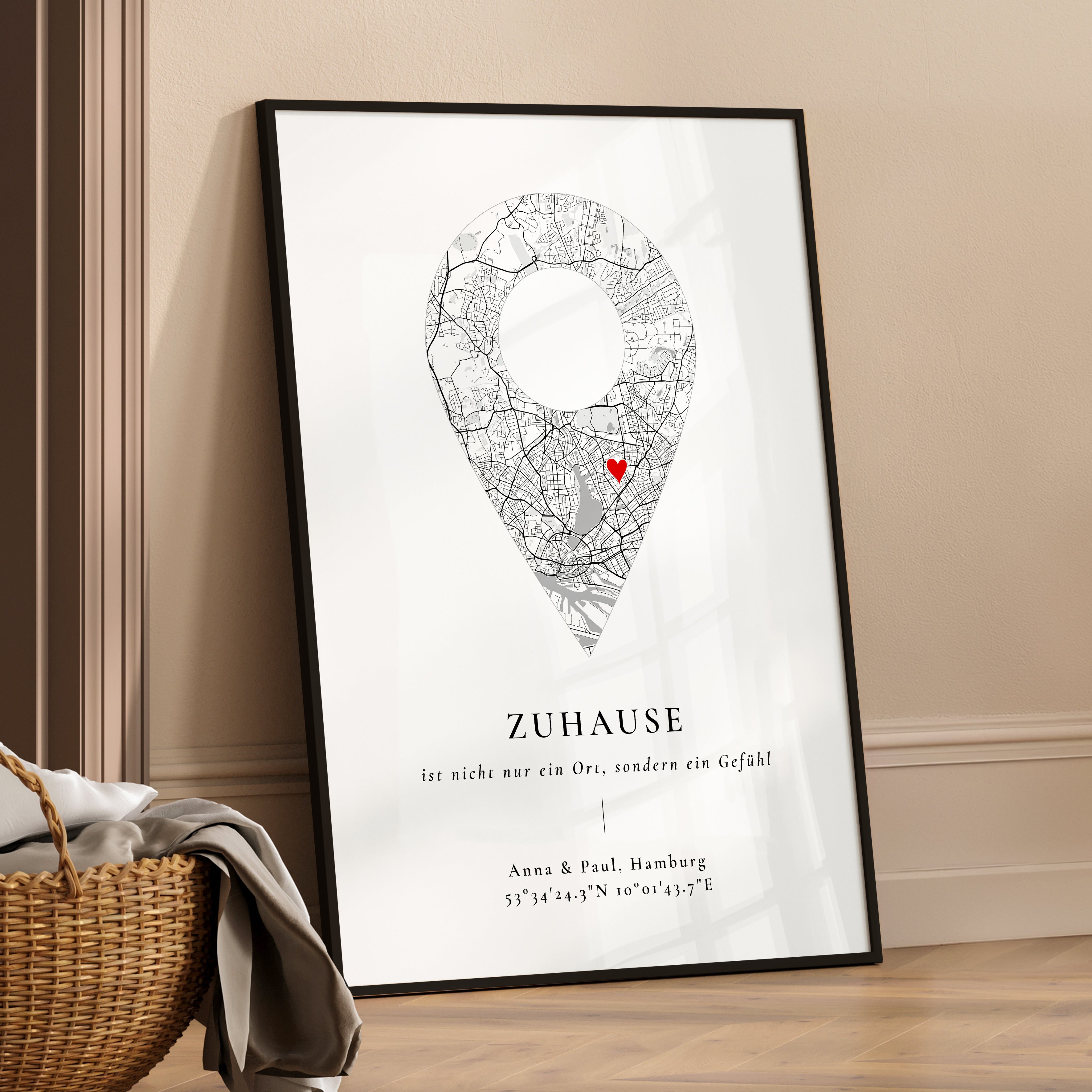Einzugsgeschenk Zuhause Bild Pin
