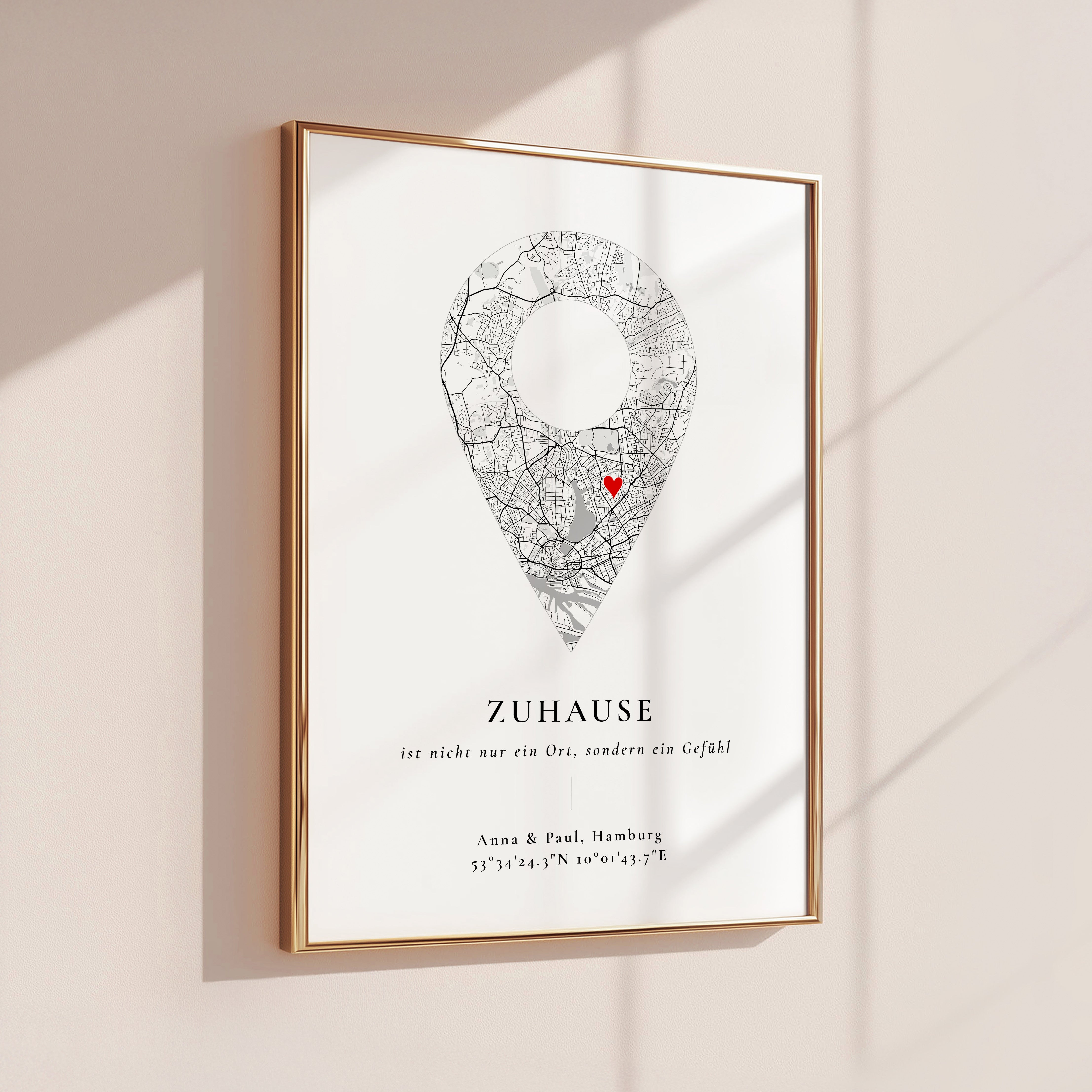Einzugsgeschenk Zuhause Bild Pin