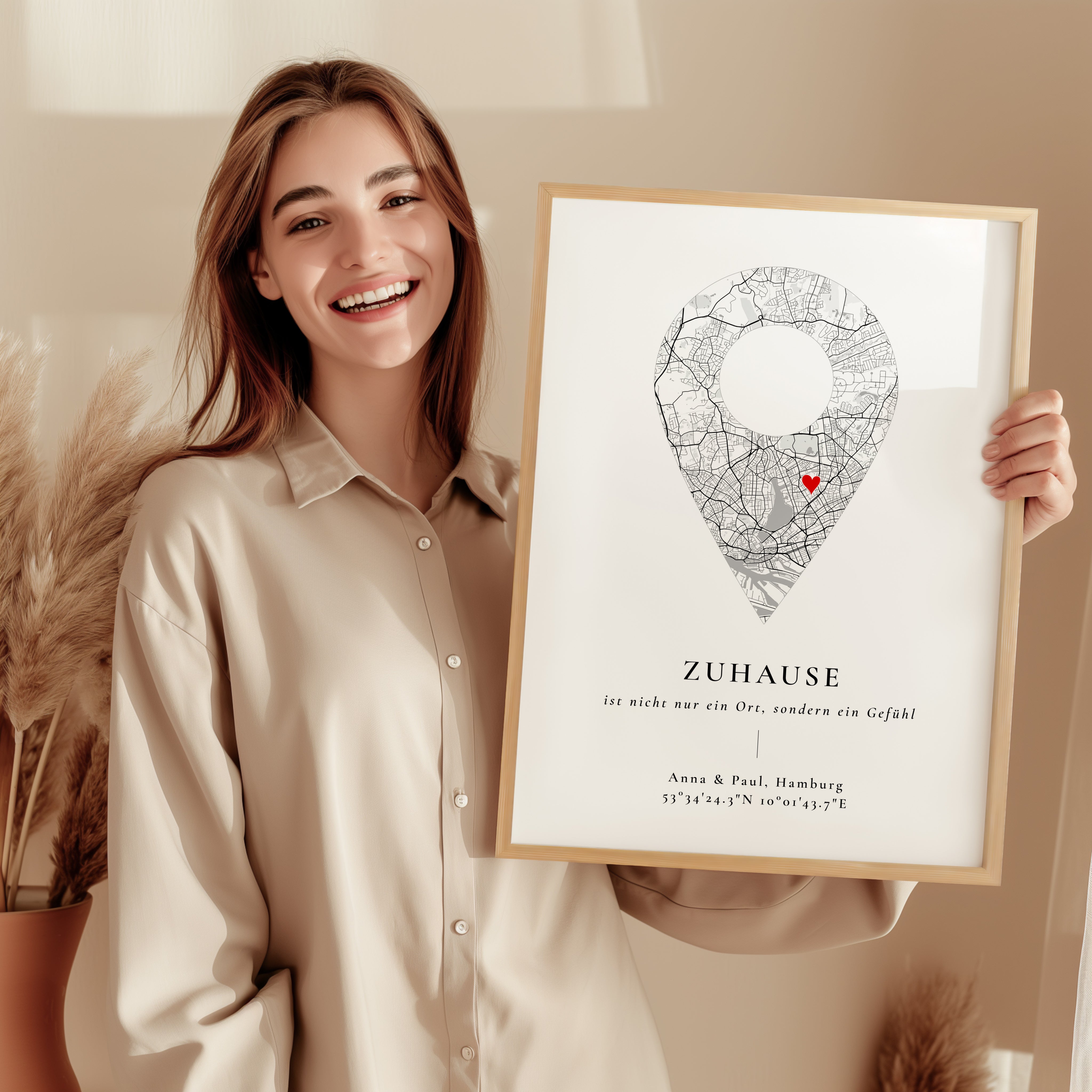 Einzugsgeschenk Zuhause Bild Pin