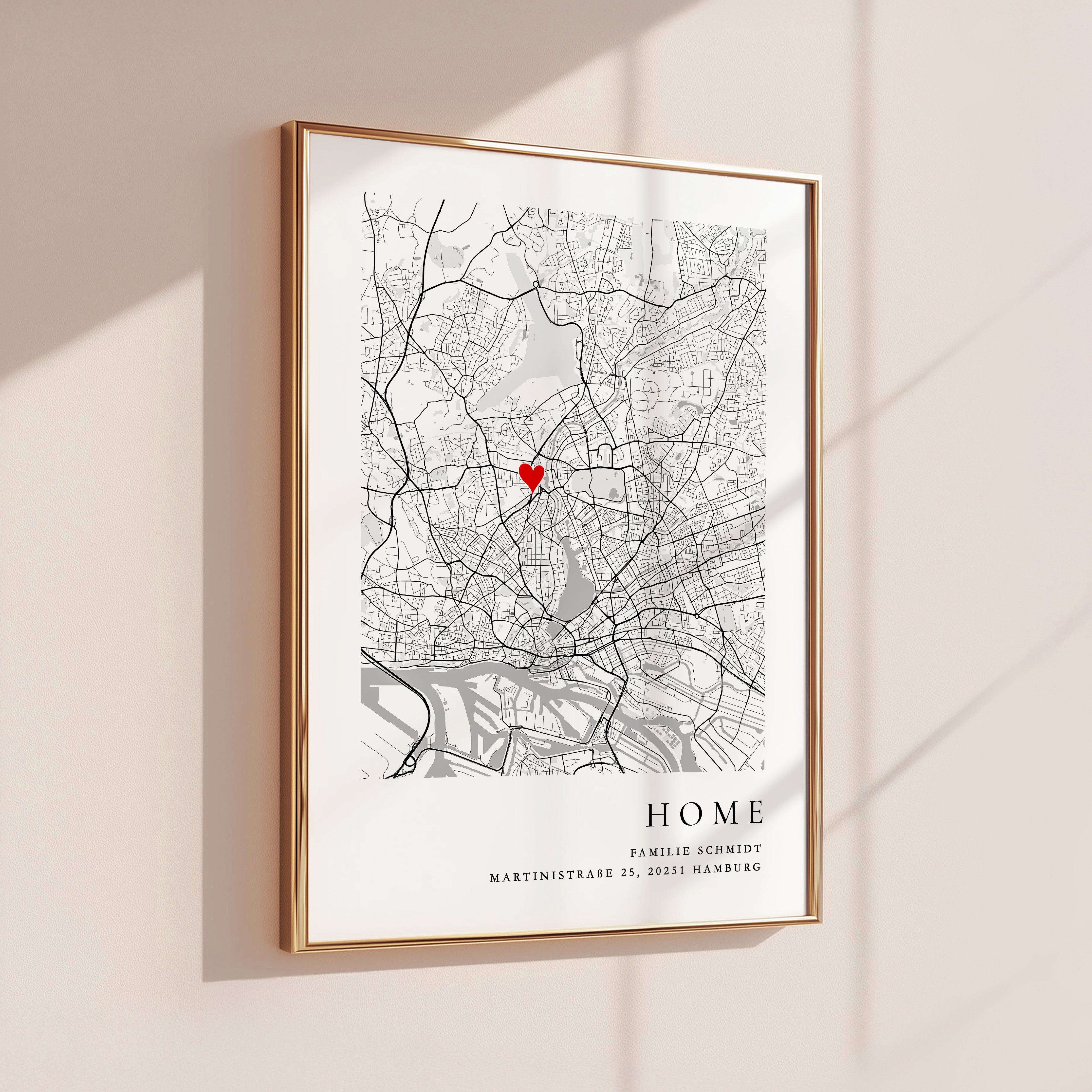 Home Poster Einzugsgeschenk Haus