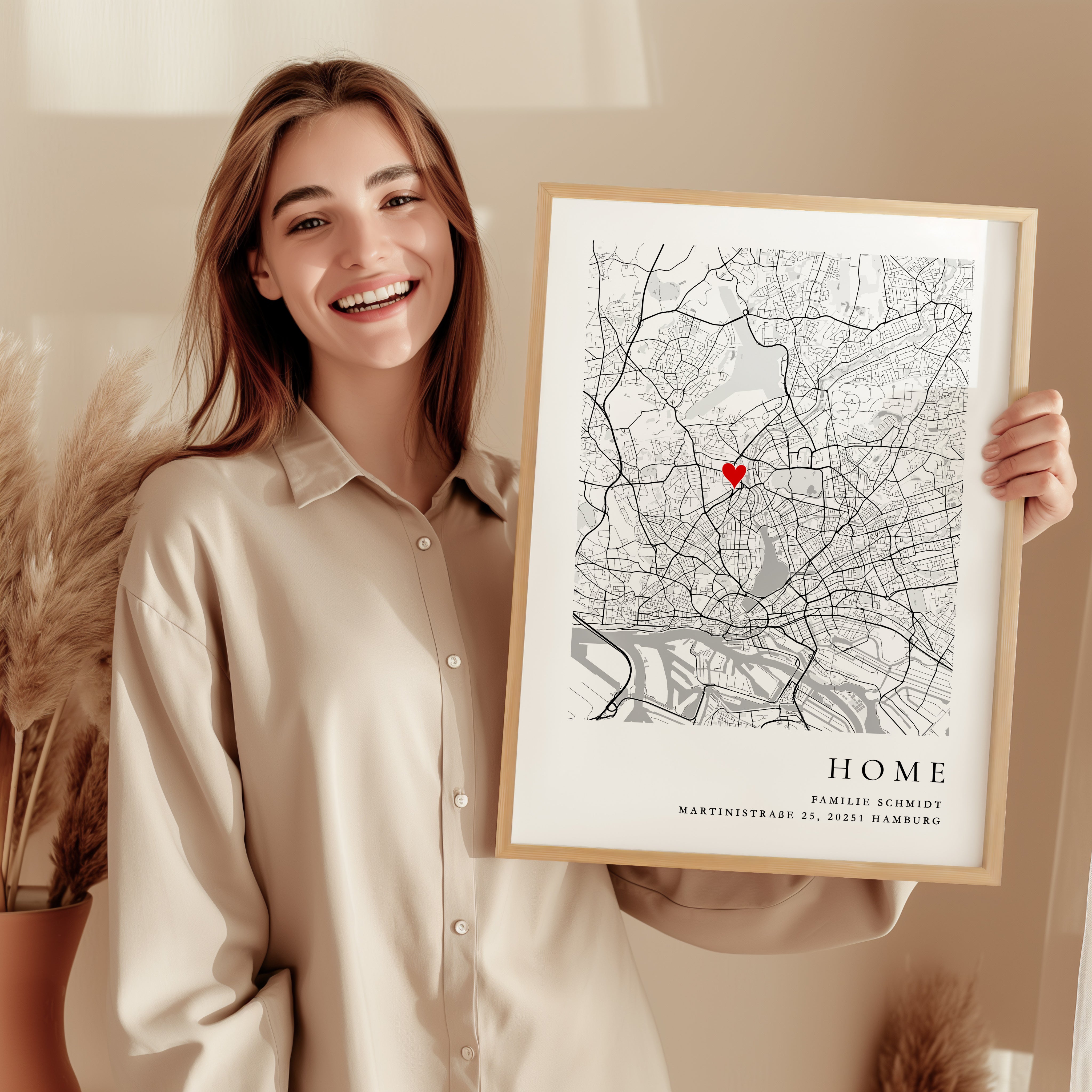 Home Poster Einzugsgeschenk Haus
