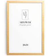 Holzrahmen für 20 x 30 cm - Natur Hell