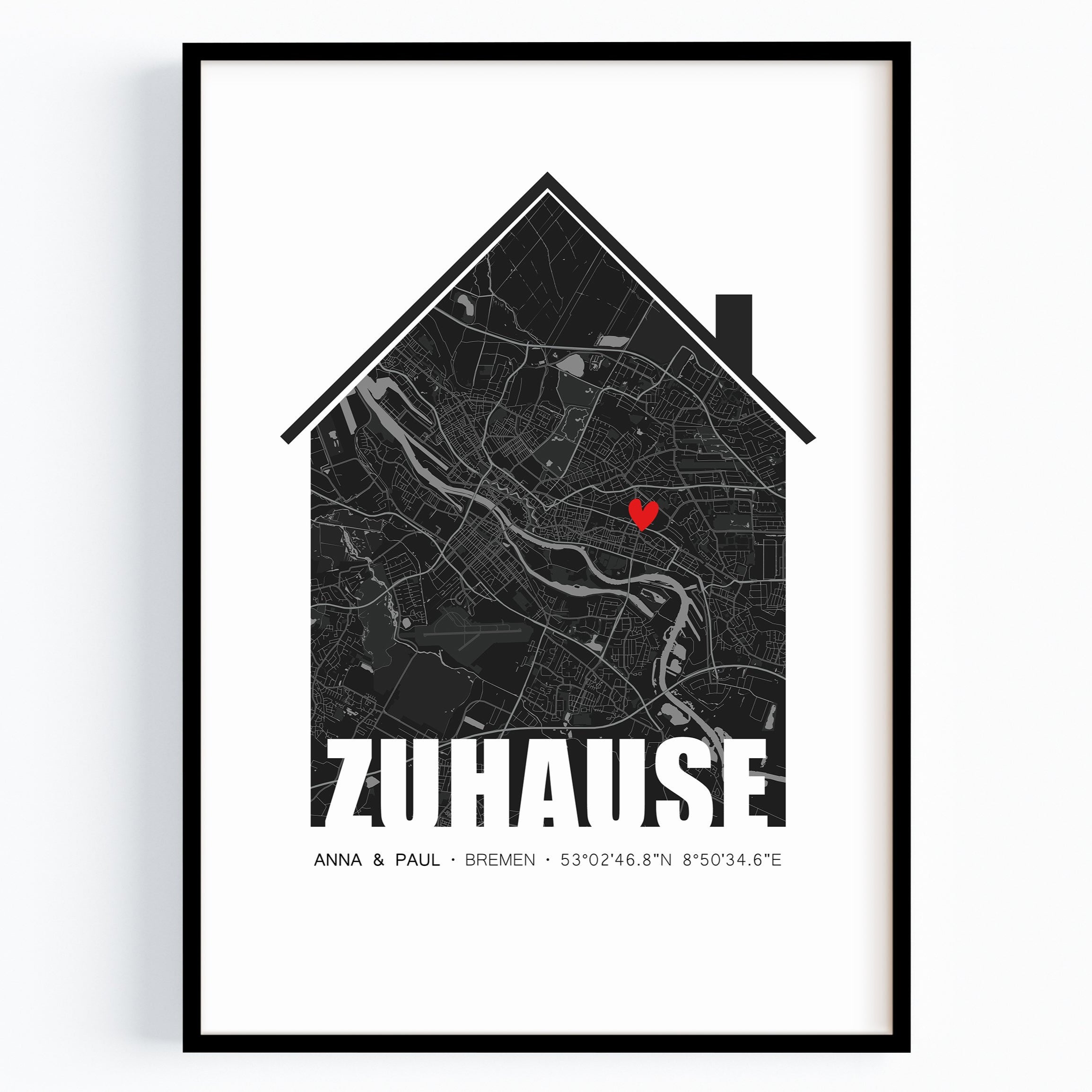 Personalisiertes Geschenk Einzug Haus
