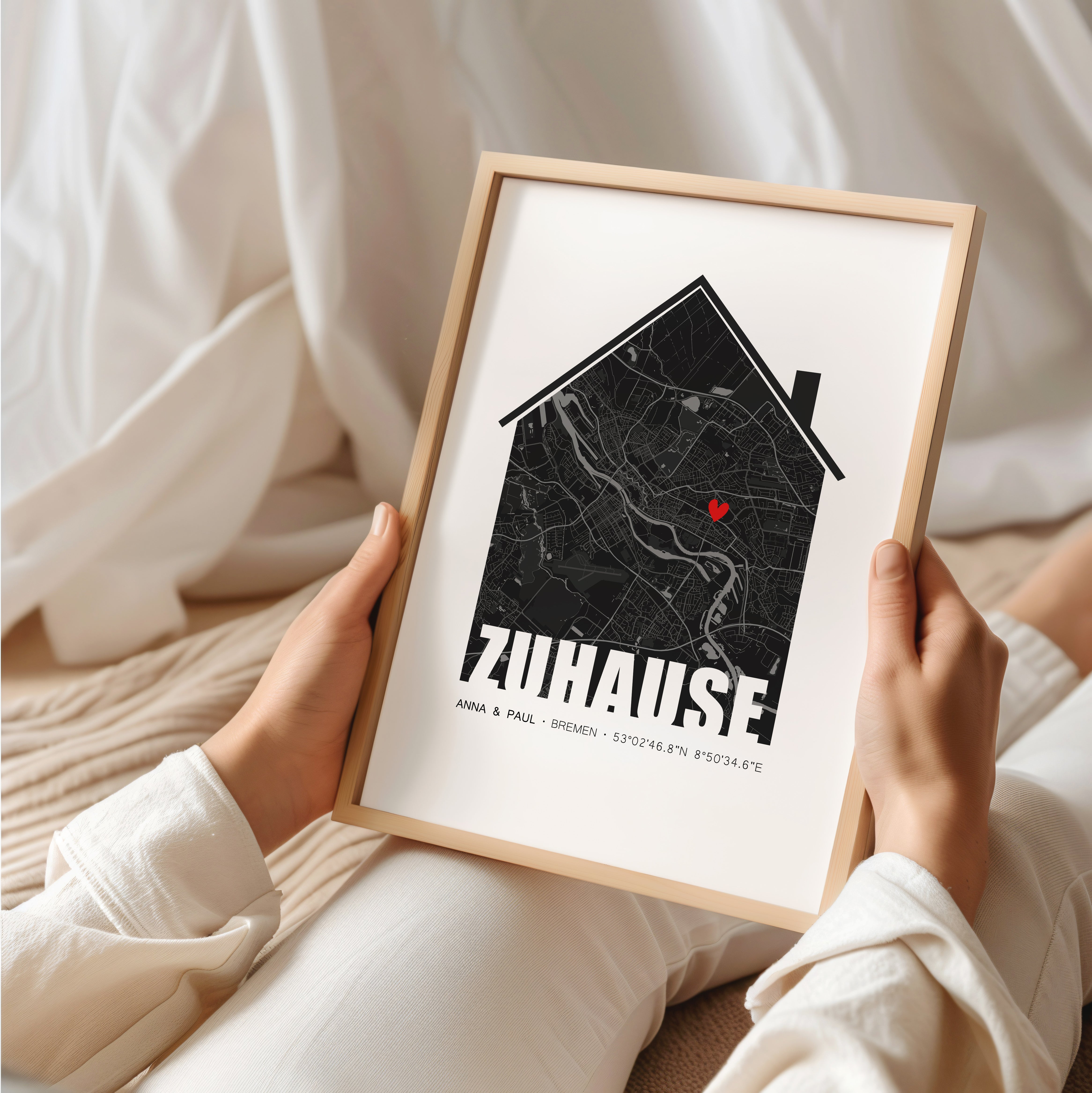 Personalisiertes Geschenk Einzug Haus