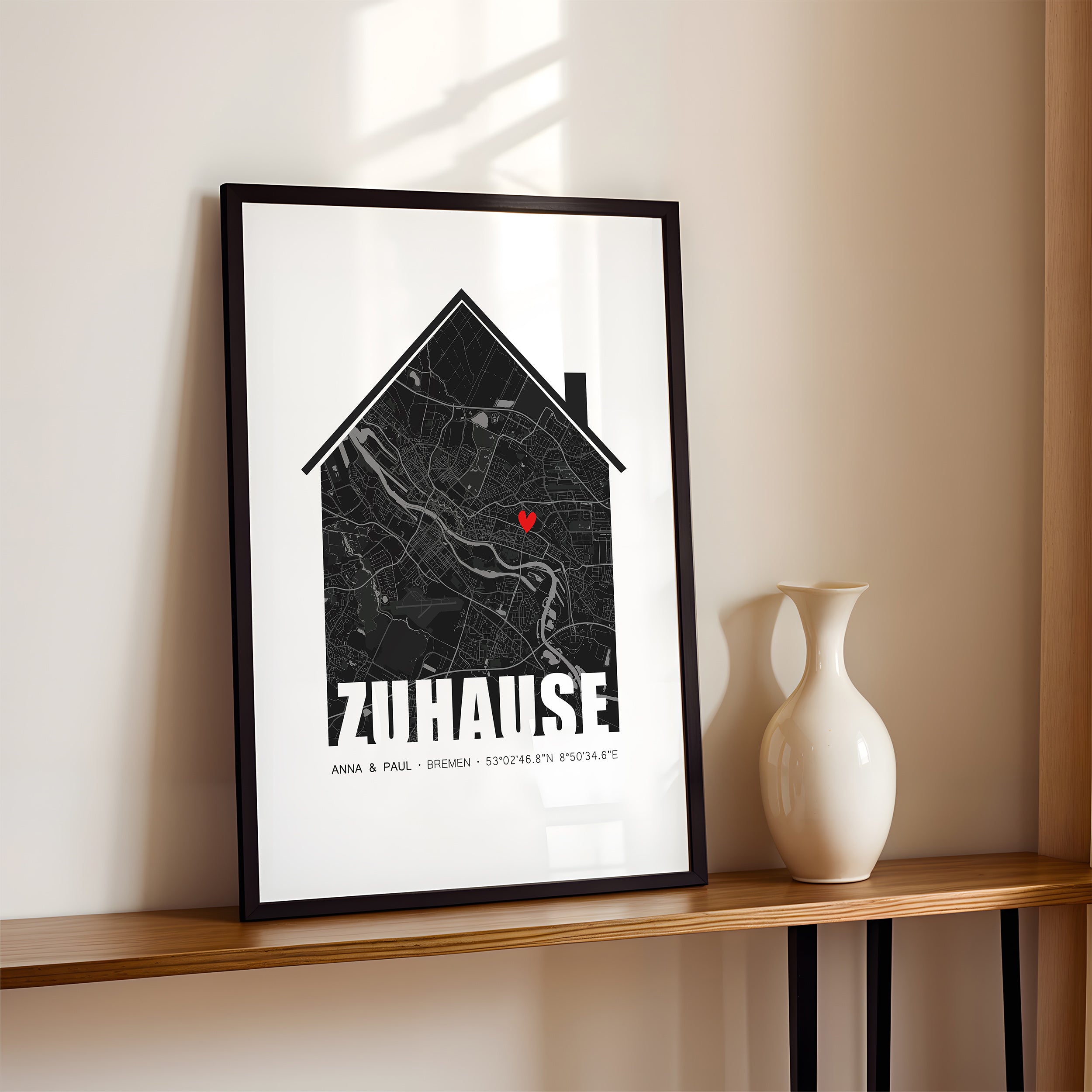 Personalisiertes Geschenk Einzug Haus