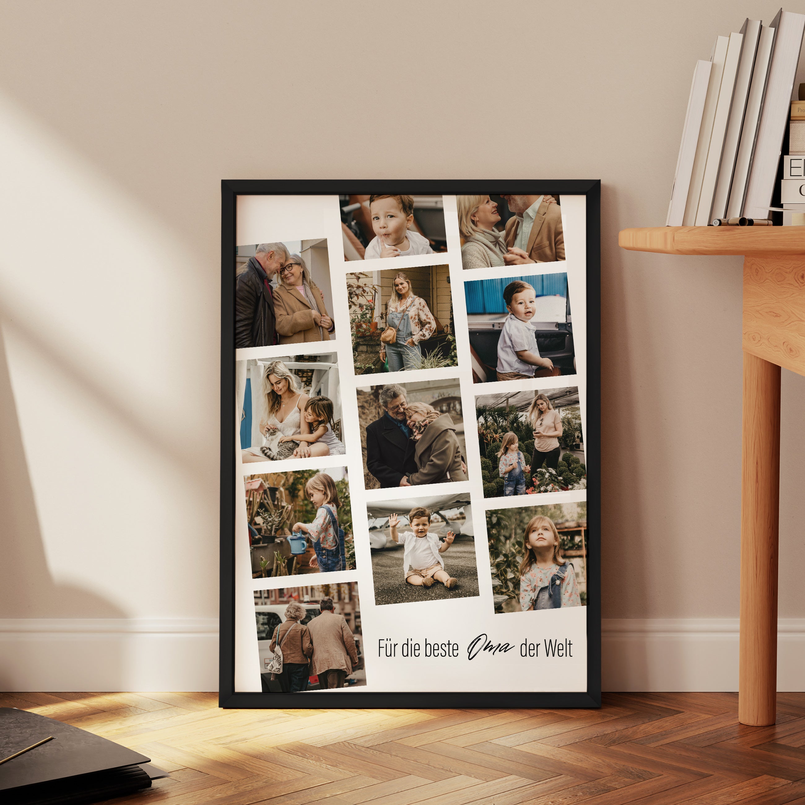 Personalisierter Foto-Collage Poster – Für die beste Oma der Welt