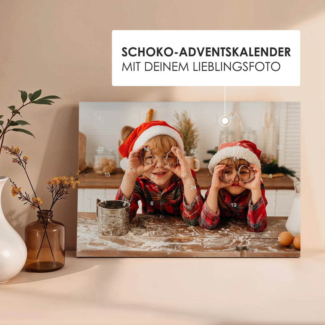 Adventskalender mit Foto – Weihnachtsgeschenk für Oma und Opa