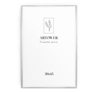Bilderrahmen für 30 x 45 cm - Alu Silber