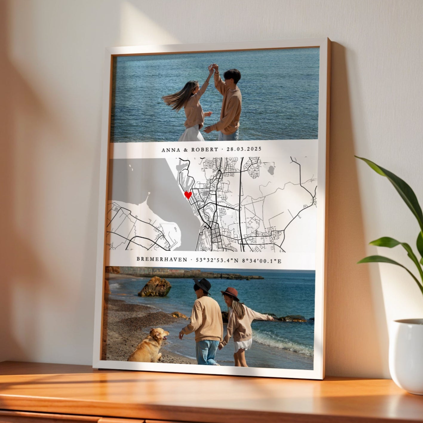 Personalisiertes Ehemann Geschenk Kartenposter