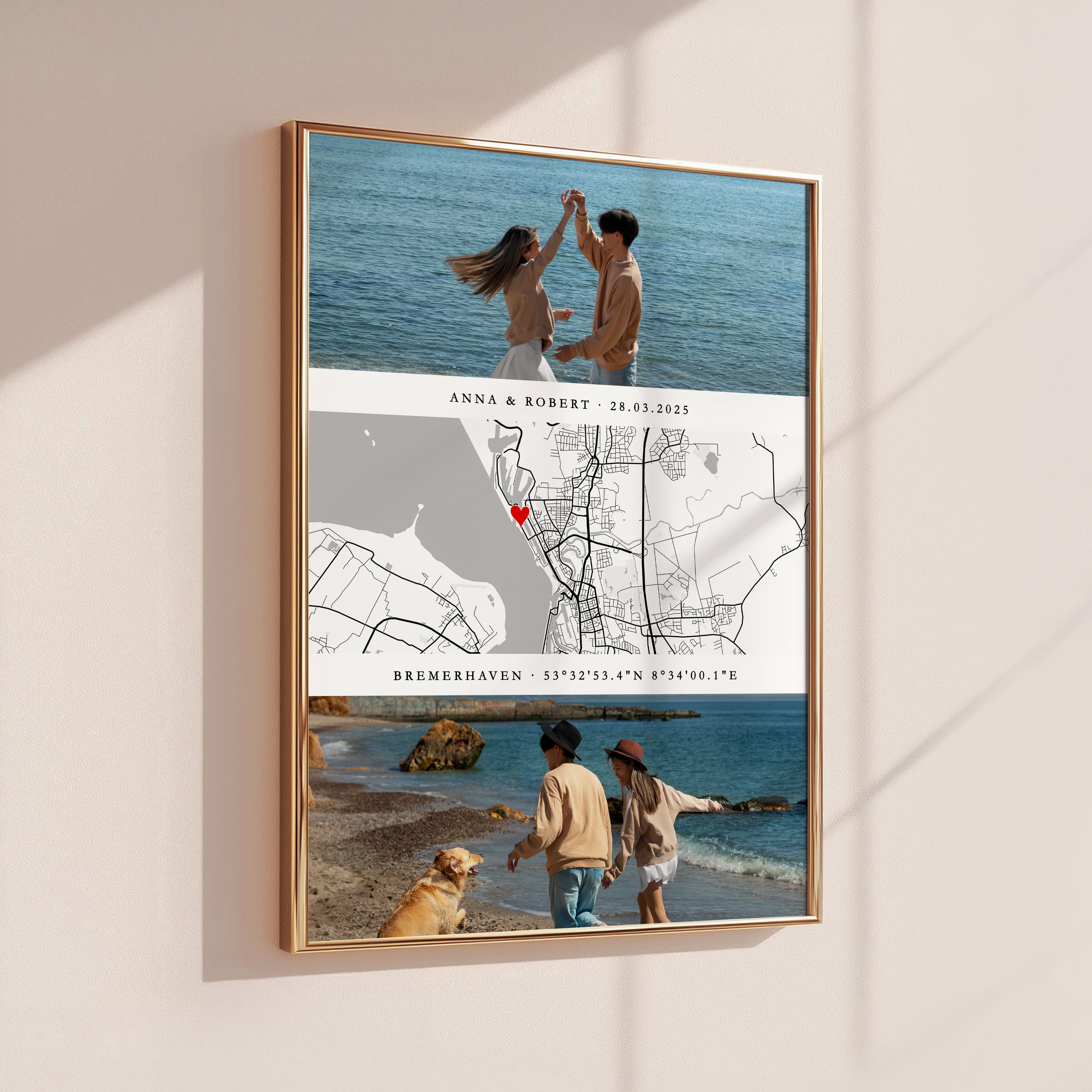 Personalisiertes Ehemann Geschenk Kartenposter