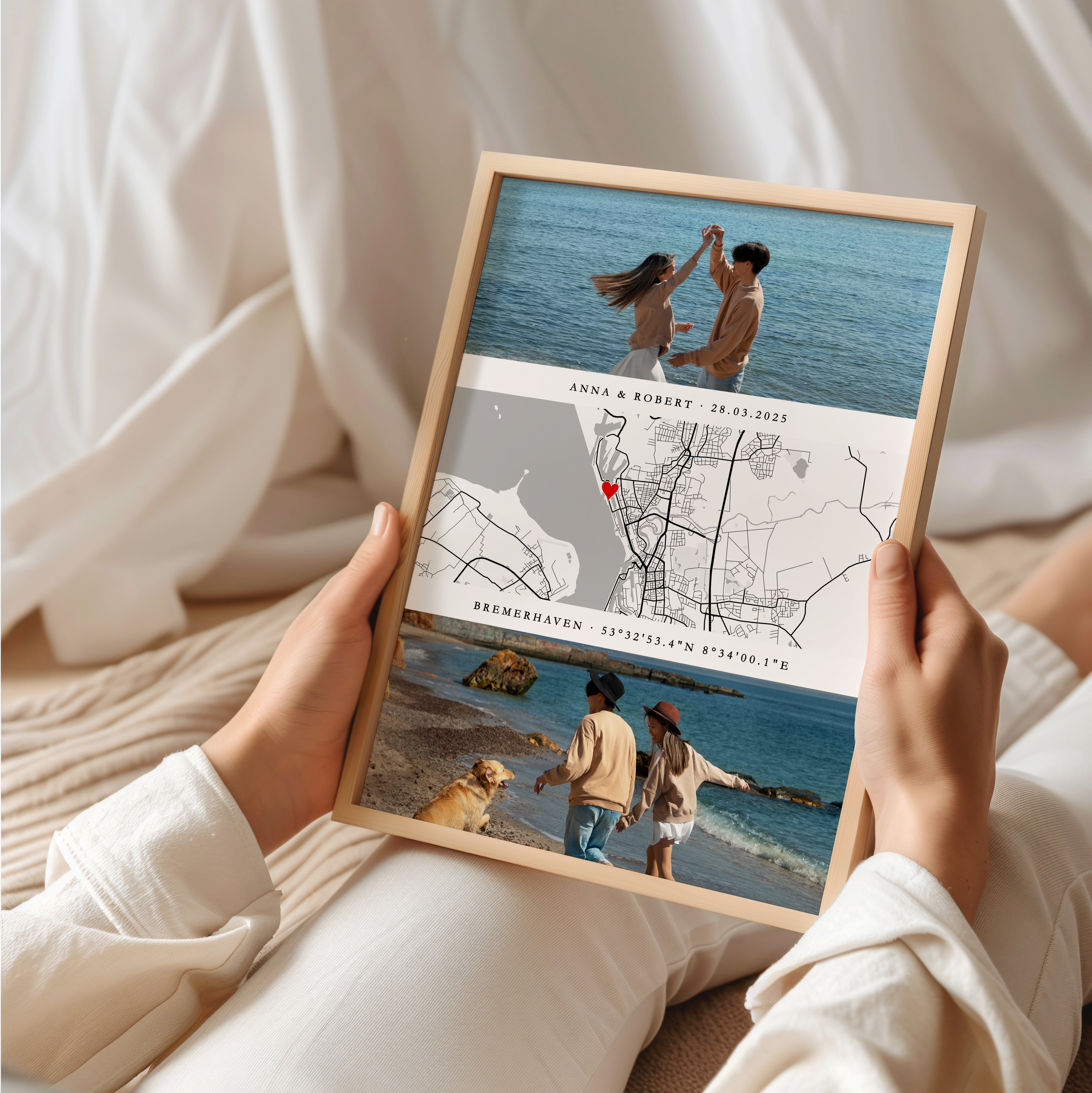 Personalisiertes Ehemann Geschenk Kartenposter