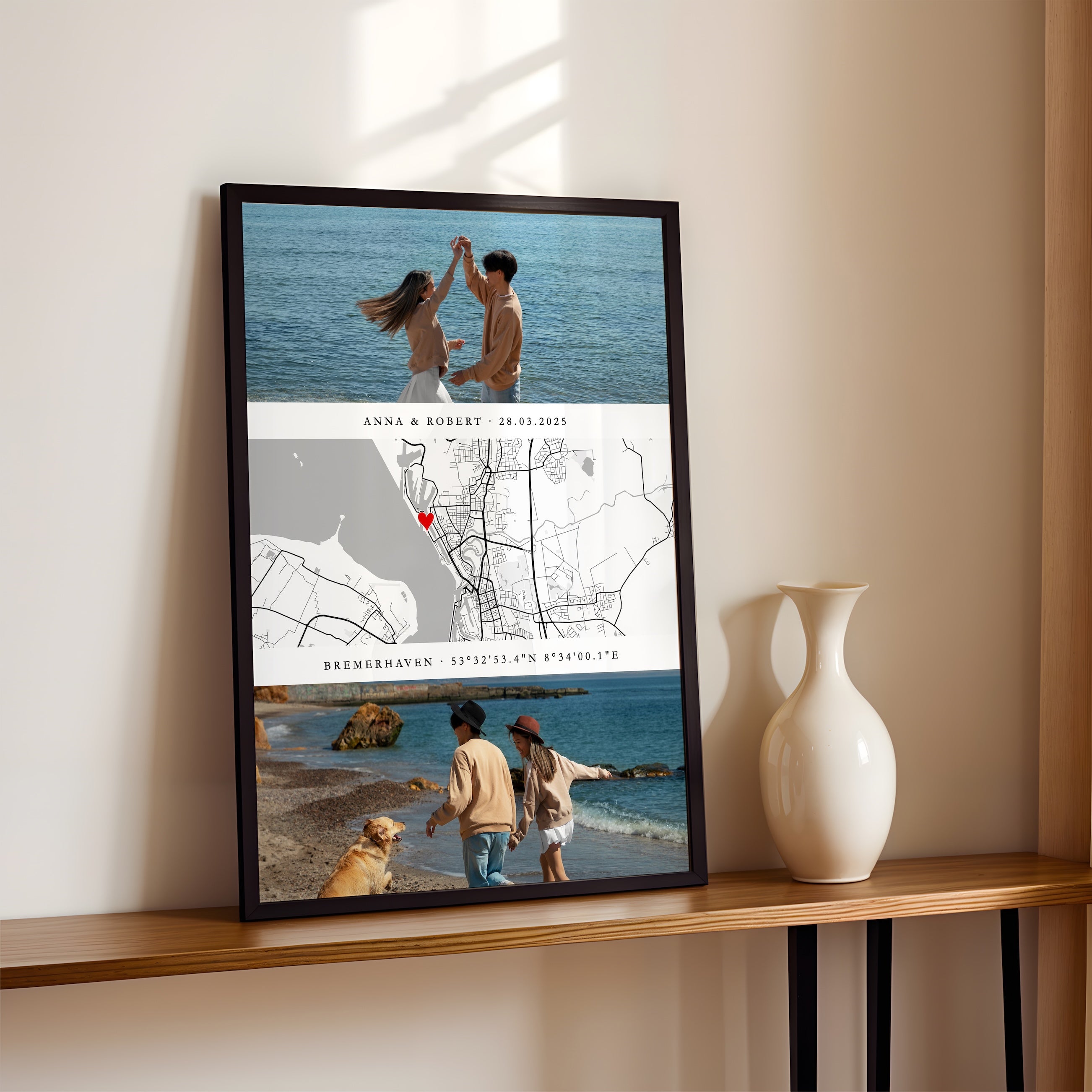 Personalisiertes Ehemann Geschenk Kartenposter
