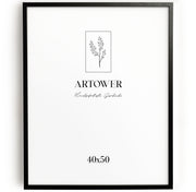 Bilderrahmen für 40 x 50 cm - Holz Schwarz